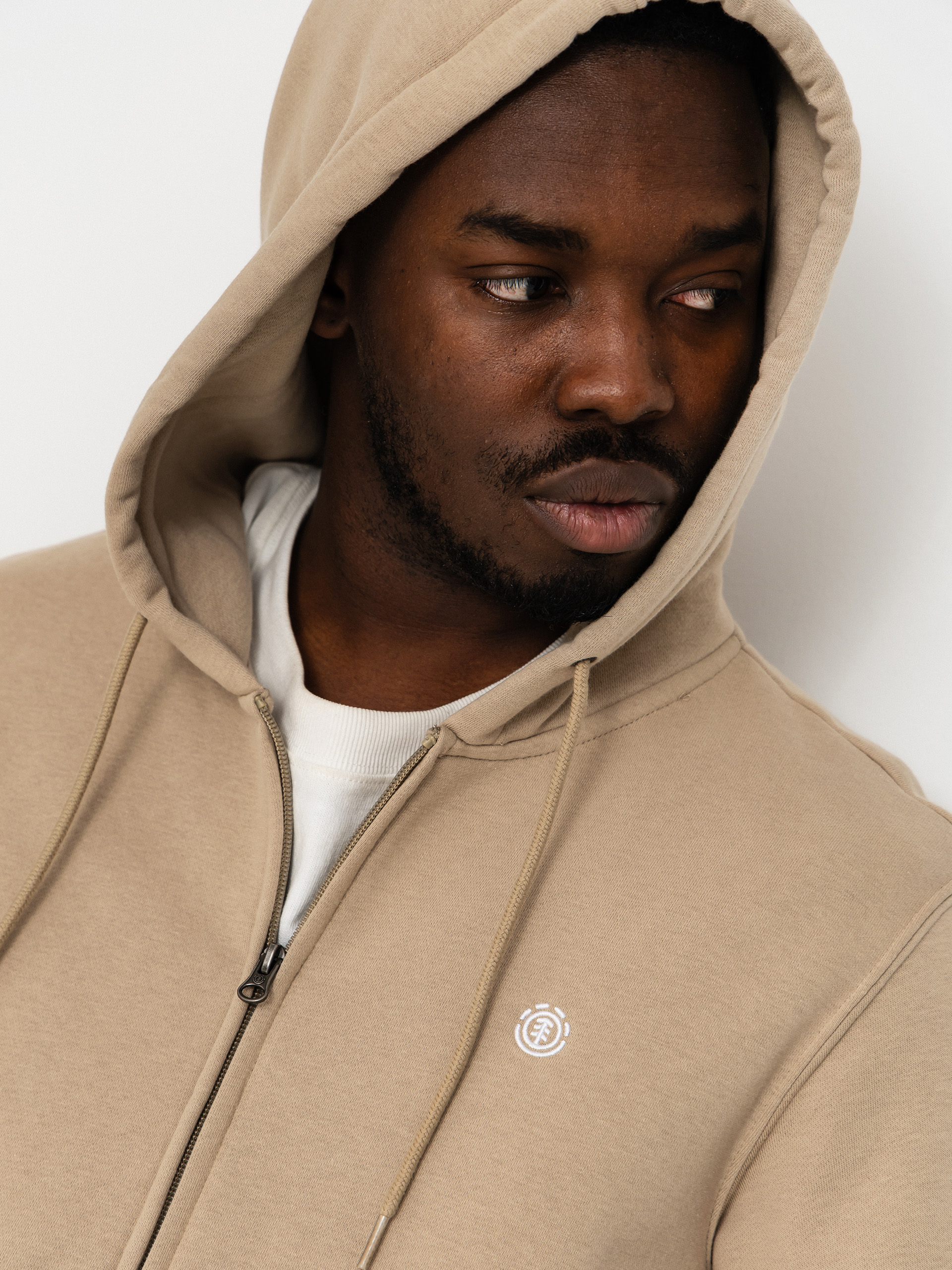 Bluza z kapturem Element Icon Embroidery ZHD (aluminum)