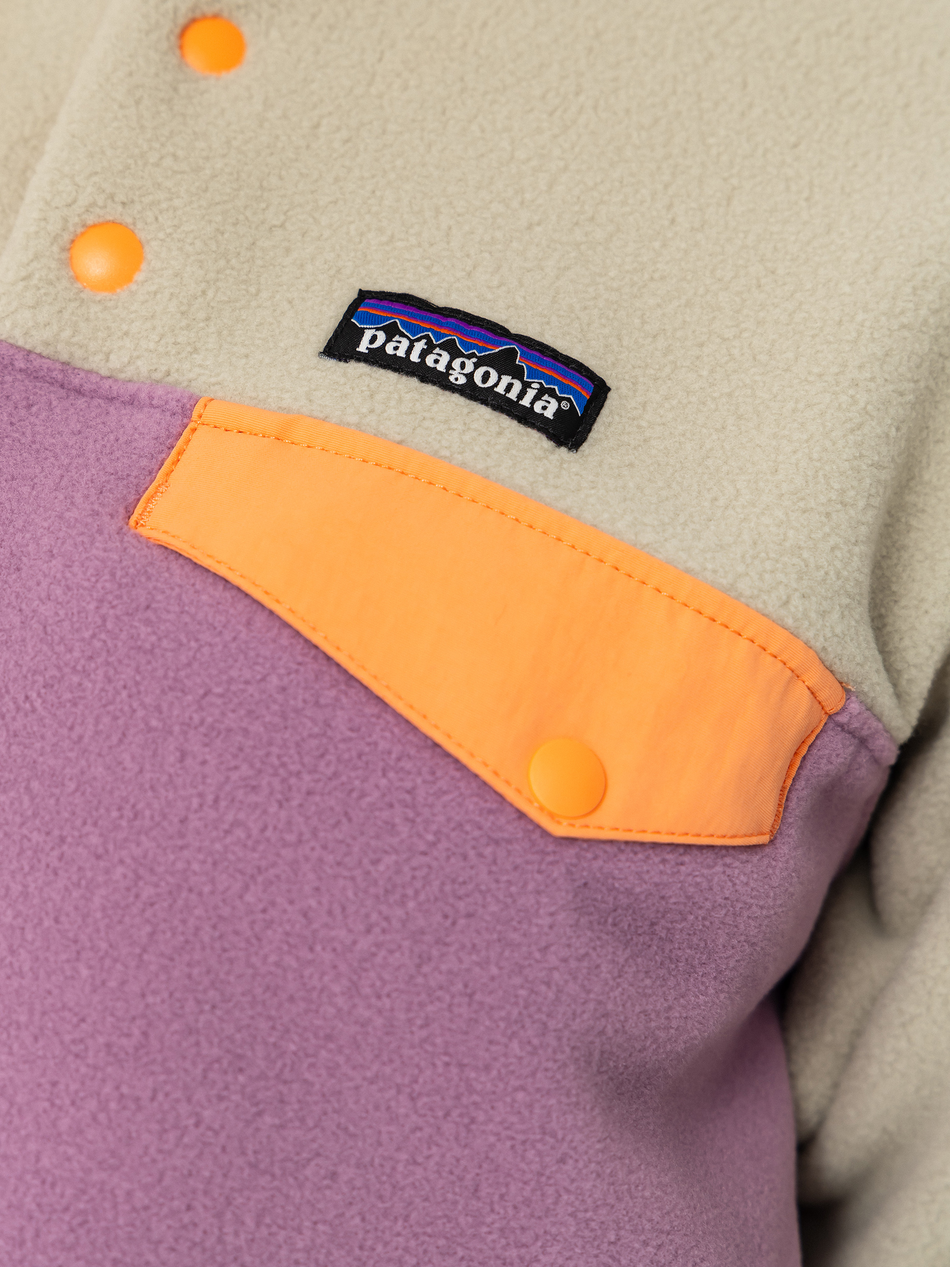 Damski Polar Patagonia Lightweight Synchilla Snap T (light violet)