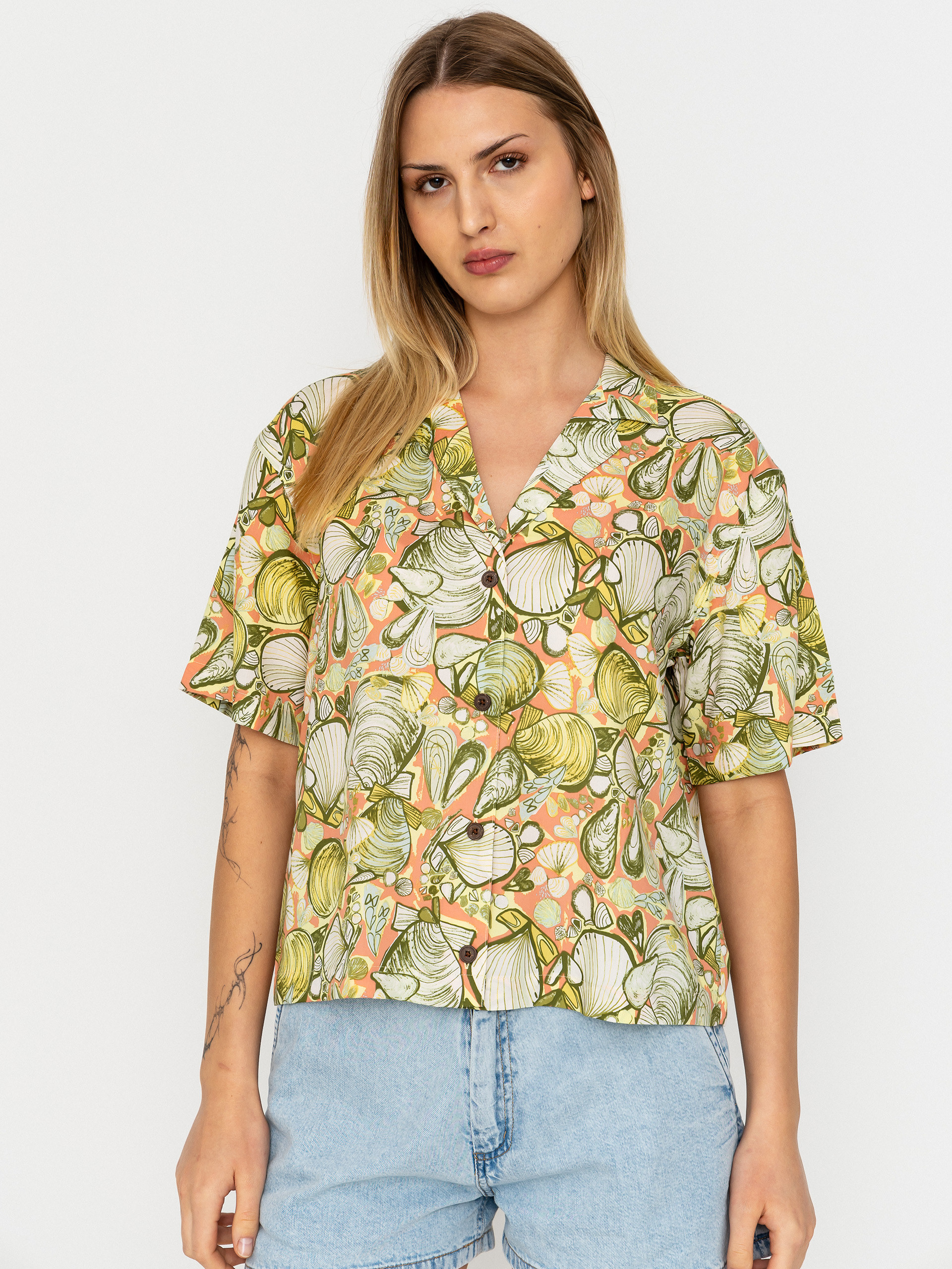 Koszula Patagonia Tidal Threads Wmn (shelly shelly/mellow melon)