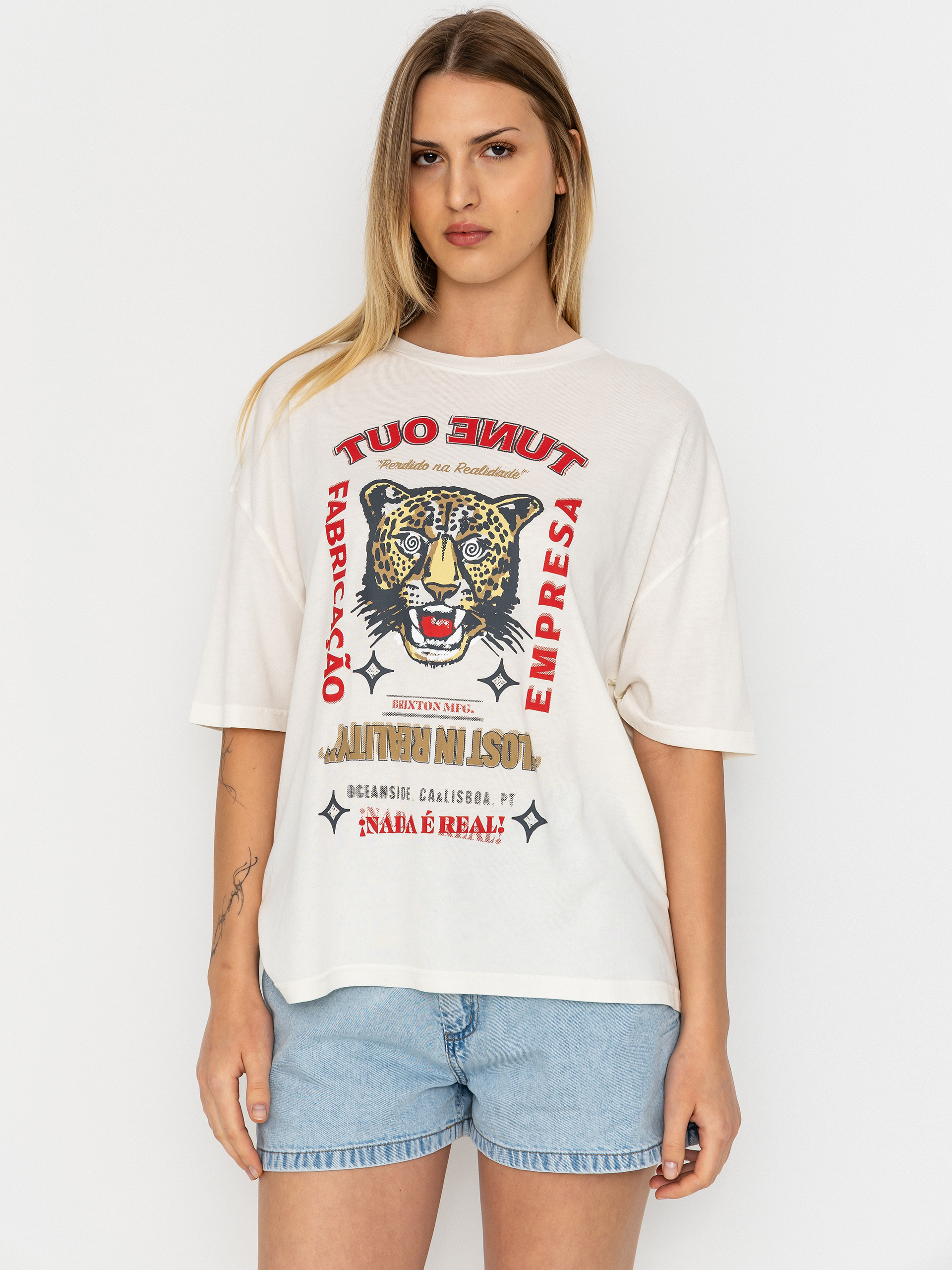 T-shirt Brixton The Getaway Oversized Bf Wmn