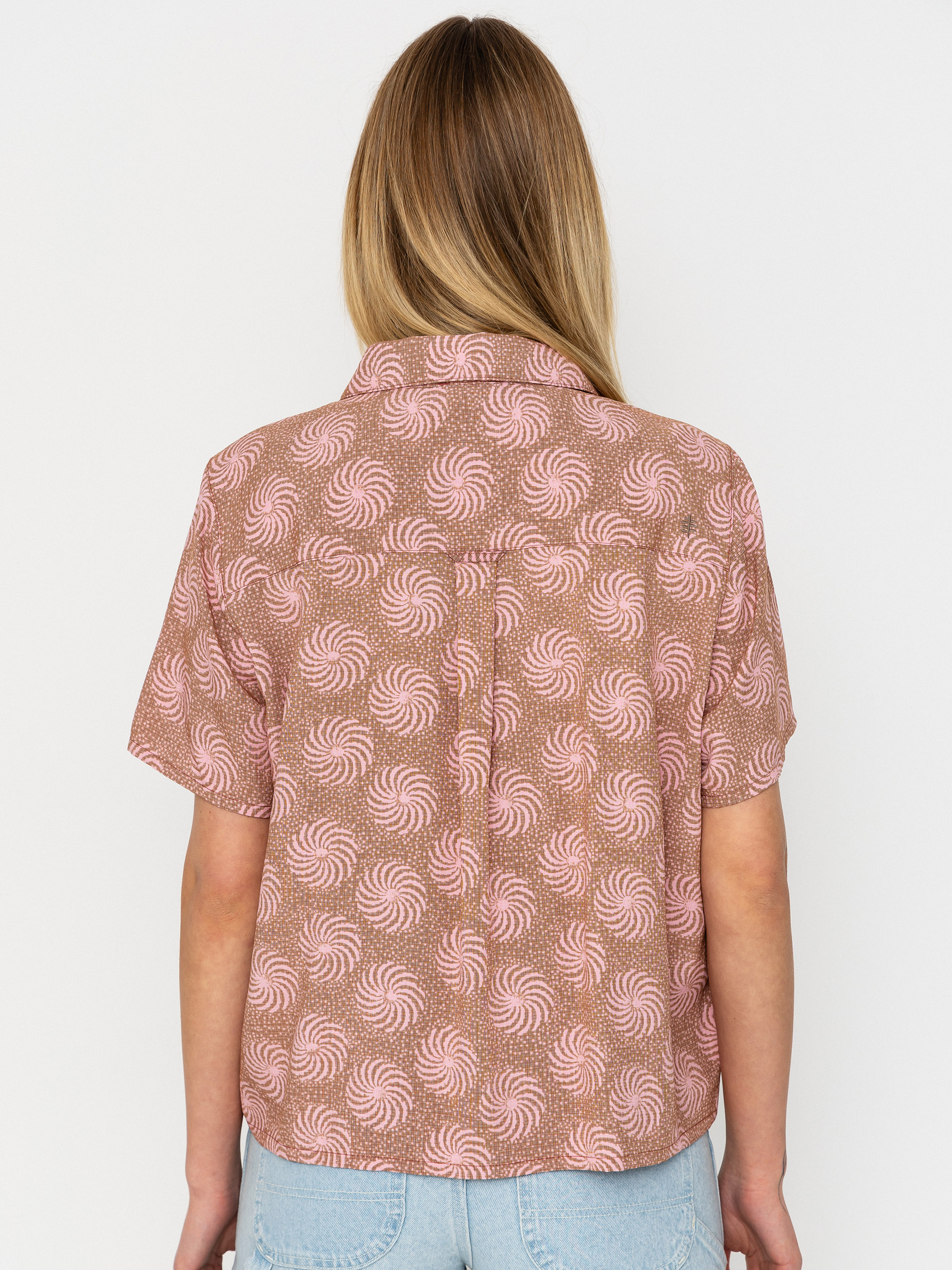 Koszula Royal Robbins Camino Pucker Wmn (mahogany ray pt)