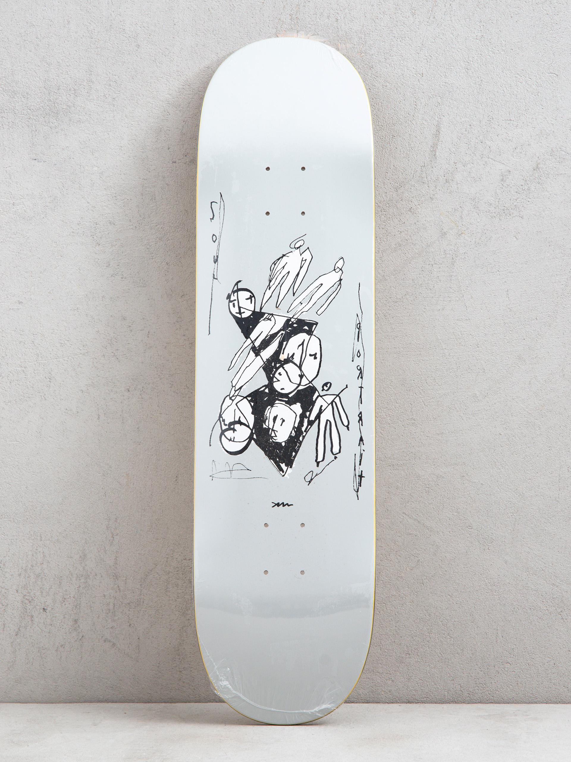 Deck Polar Skate Team Alv Soul Portrait (grey)
