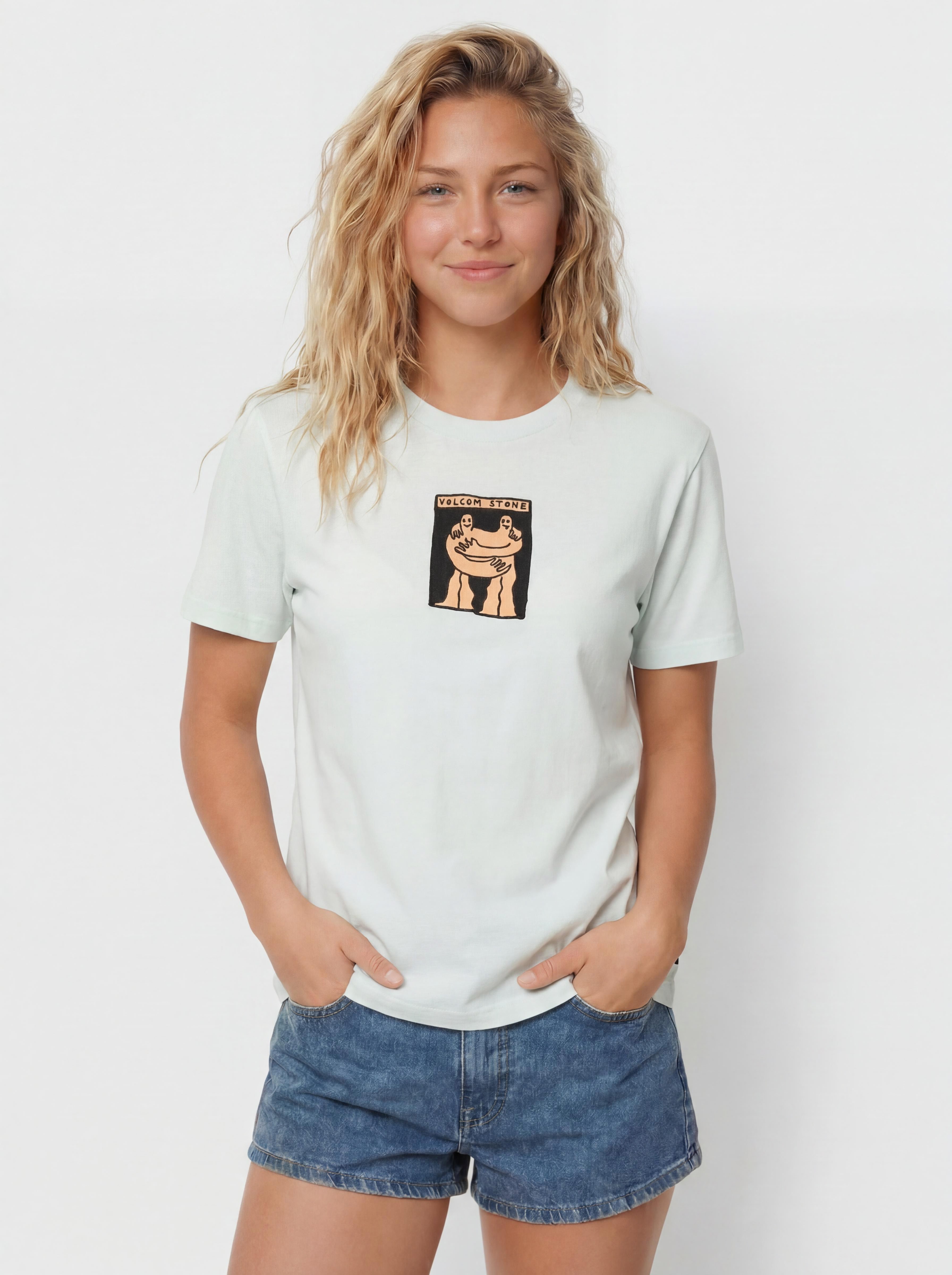 T-shirt Volcom Downtown Wmn (cloud blue)