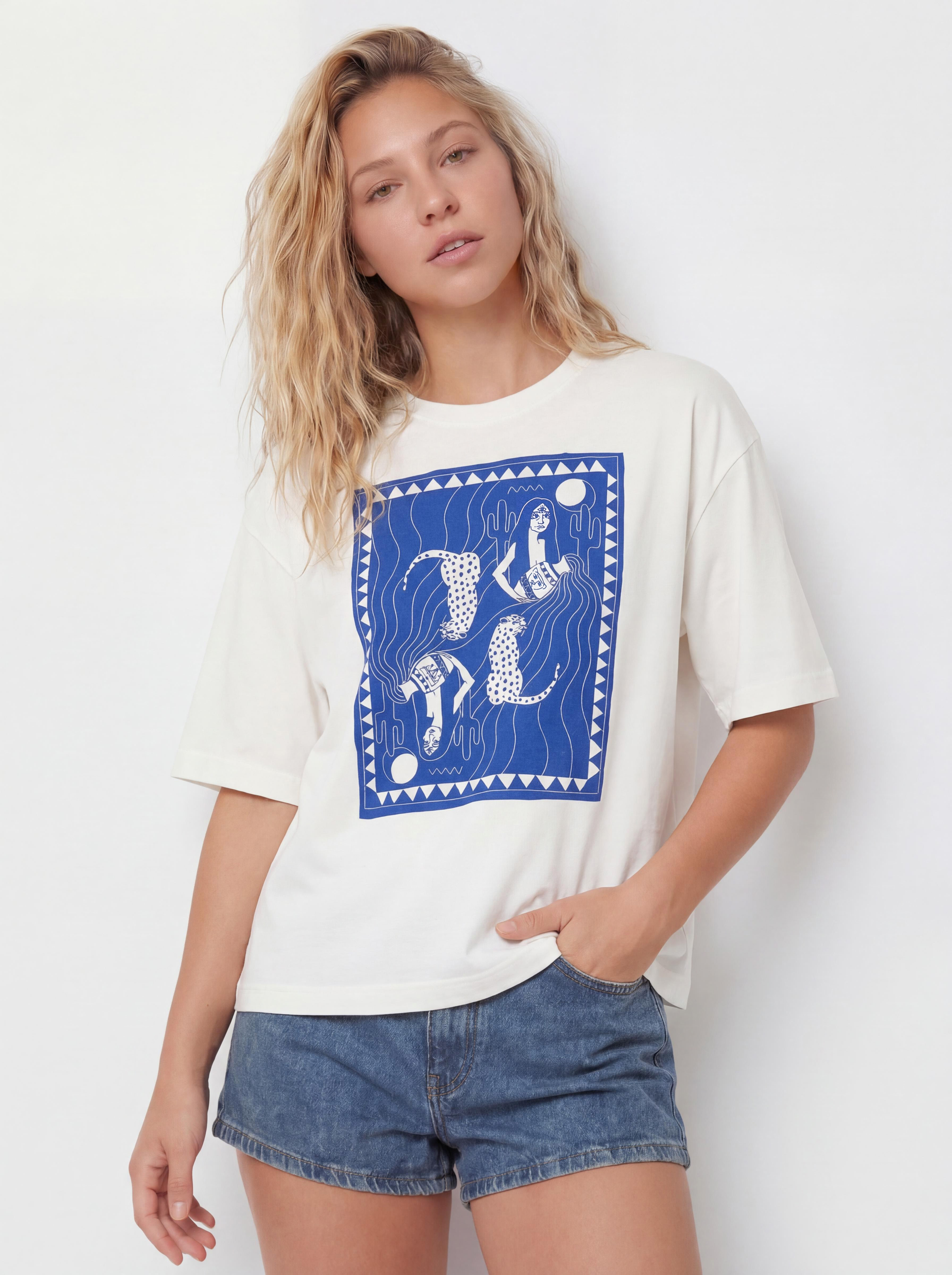 T-shirt Surf Inc Aqua