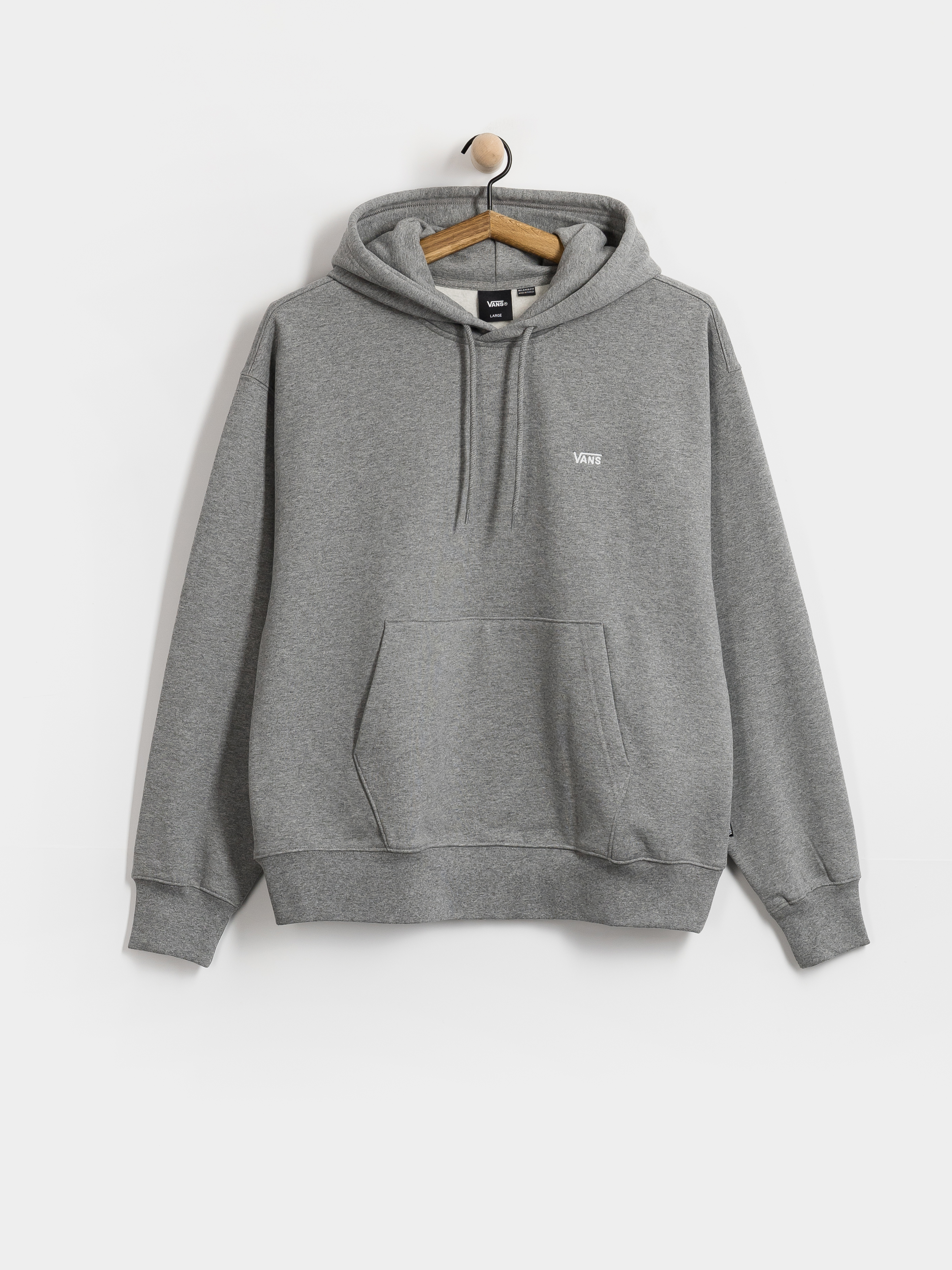 Bluza z kapturem Vans Left Chest II HD (cement heather)