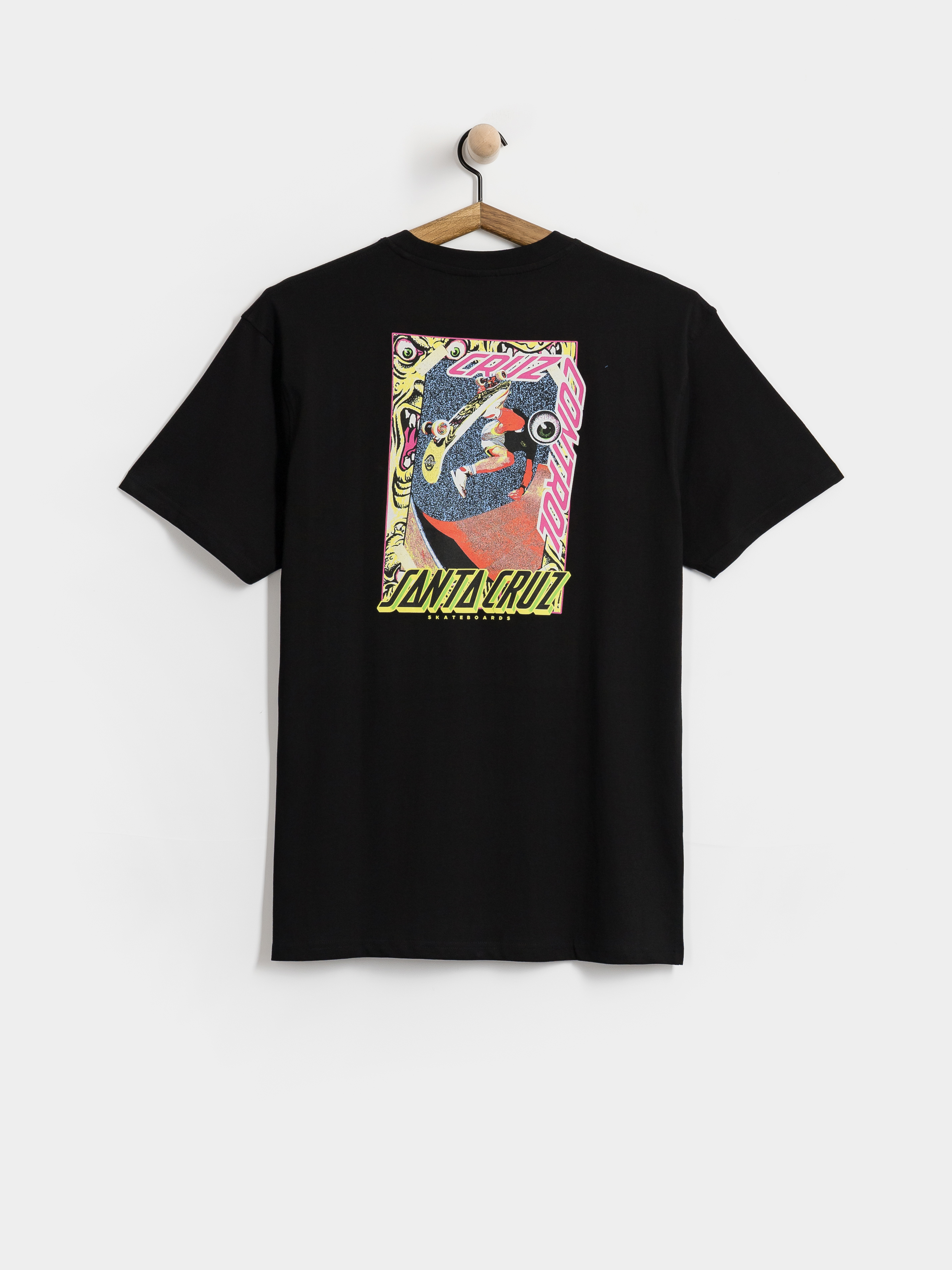 T-shirt Santa Cruz Roskopp Cruz Control (black)