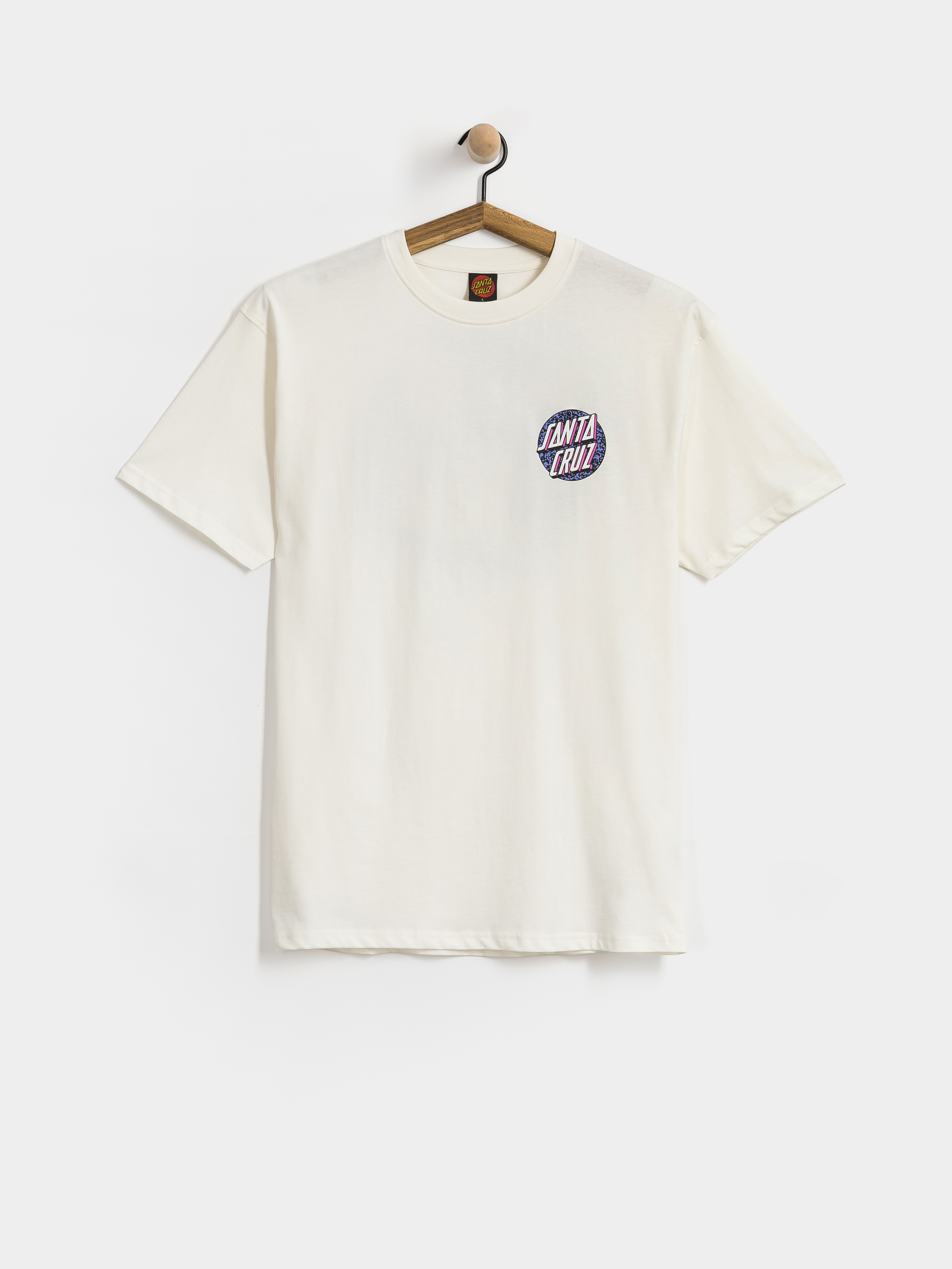 T-shirt Santa Cruz Control Dot (unbleached cotton)