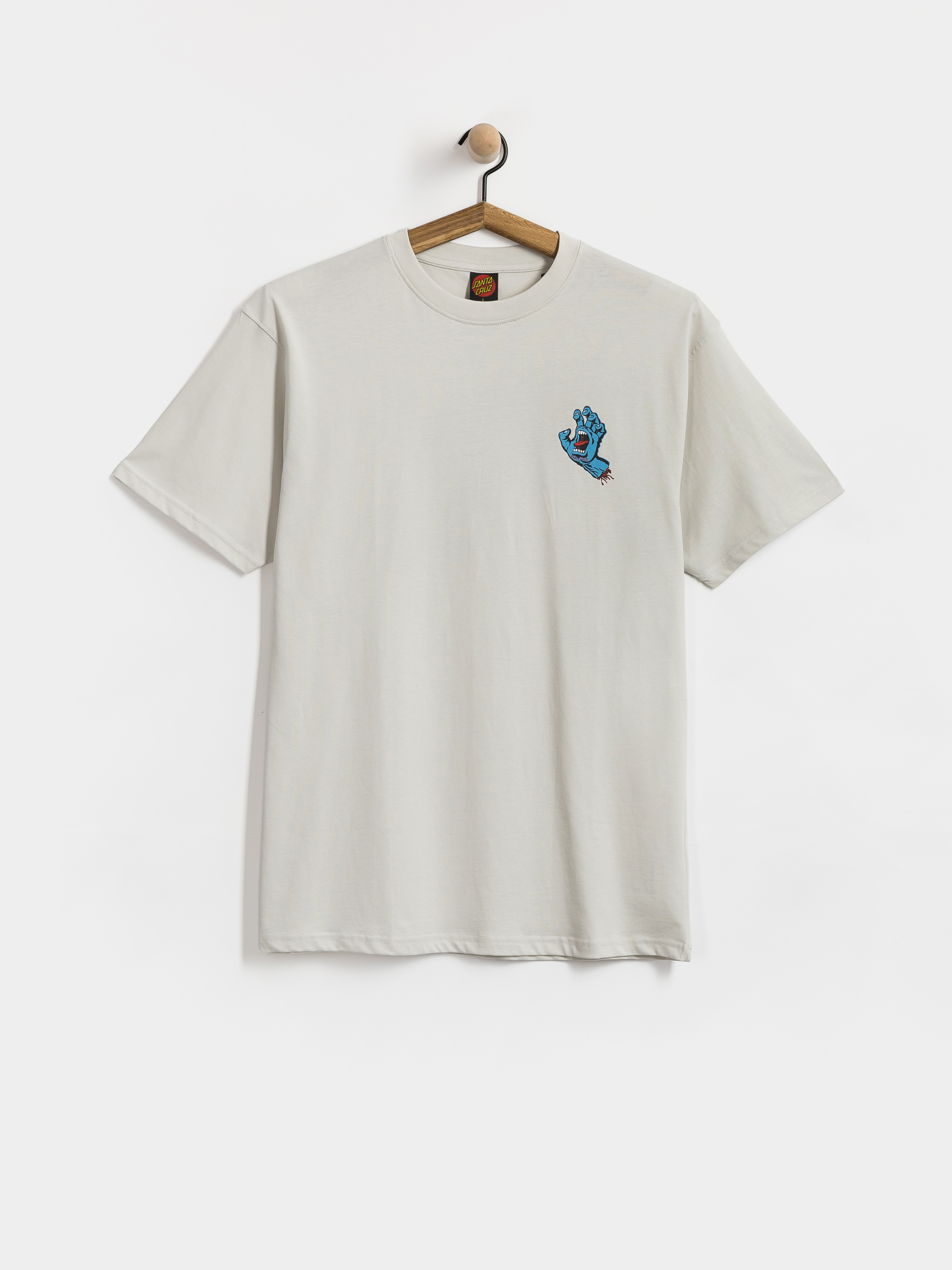 T-shirt Santa Cruz Screaming Hand Chest (mist)