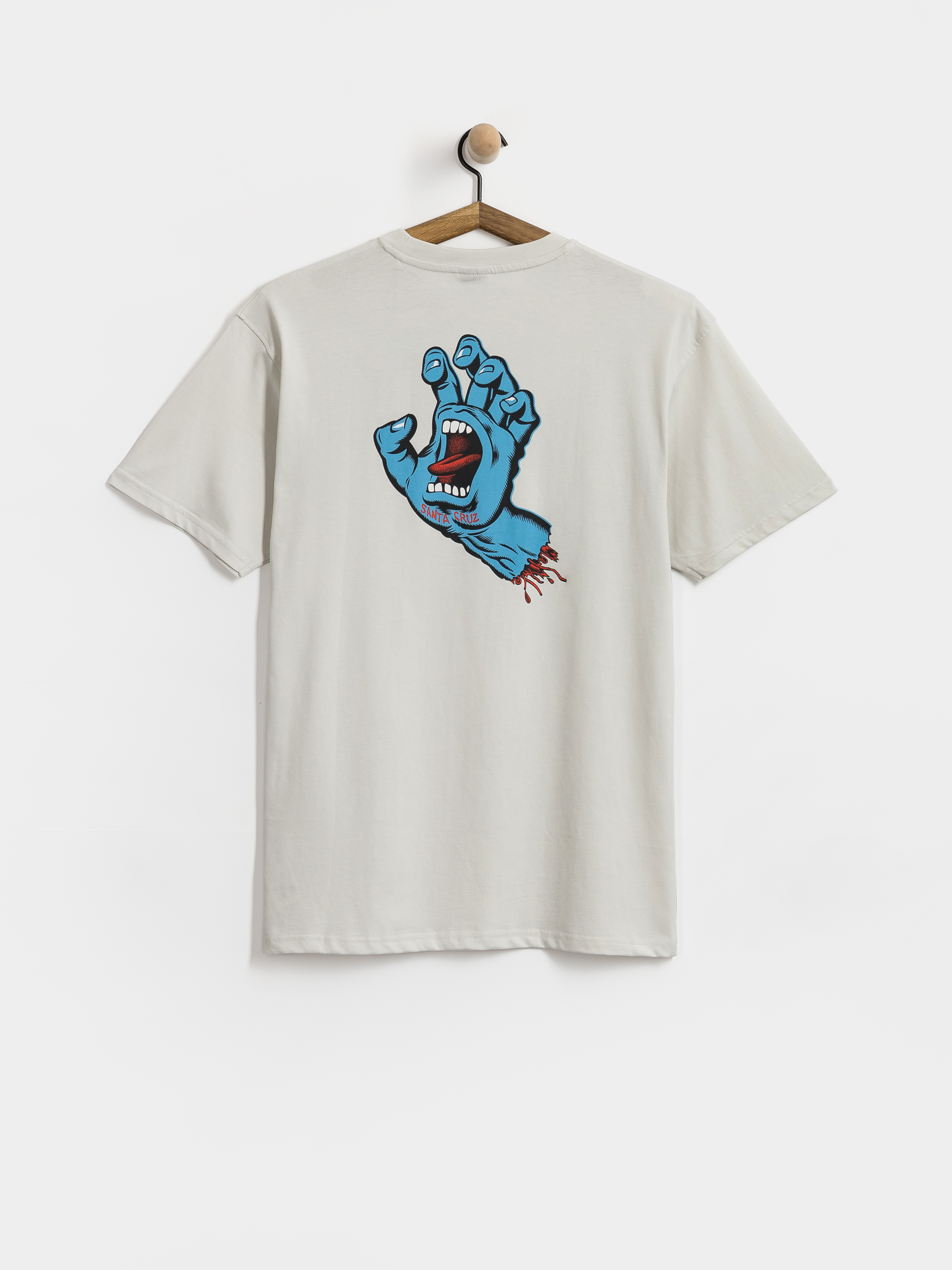 T-shirt Santa Cruz Screaming Hand Chest (mist)