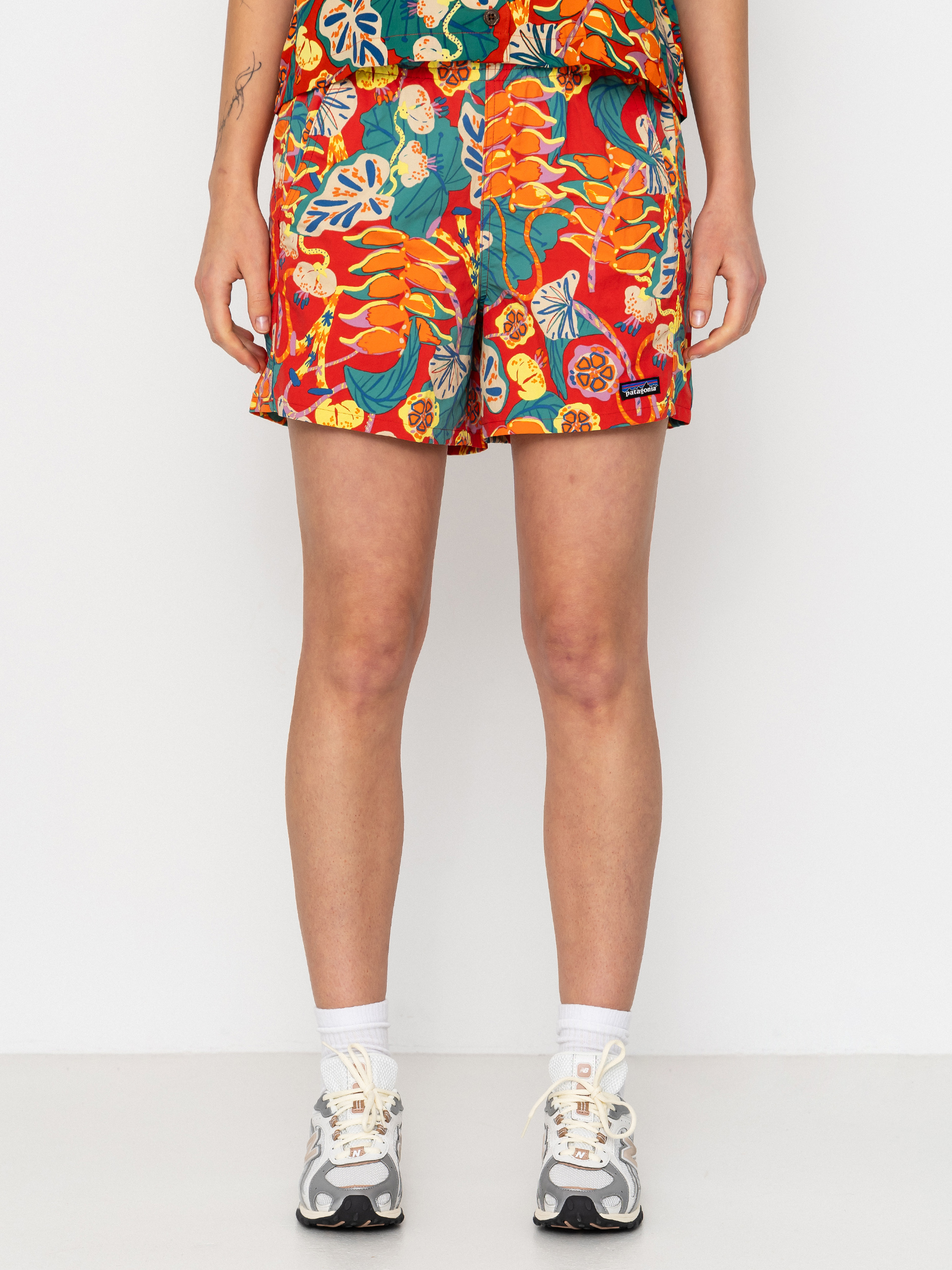 Szorty Patagonia Baggies 5in Wmn (tropiclimb/hot ember)