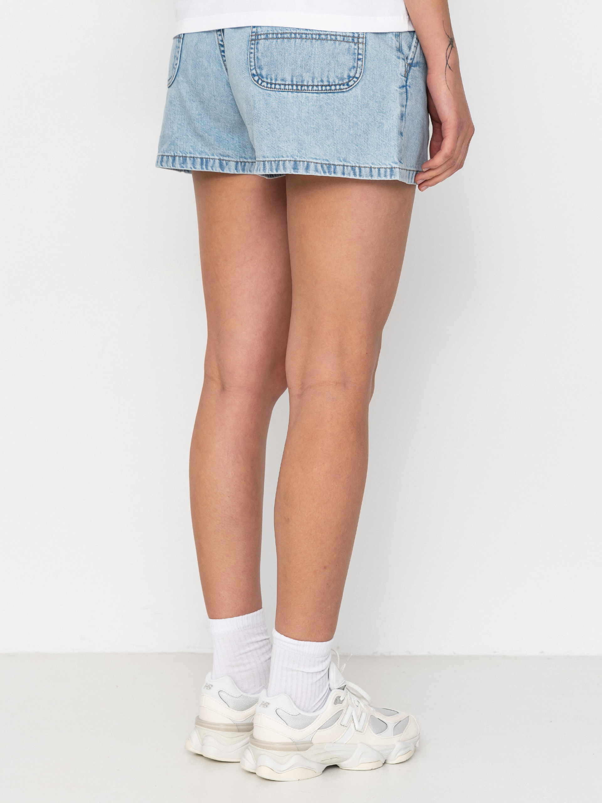 Szorty Carhartt WIP Lova Wmn (blue stone bleached)