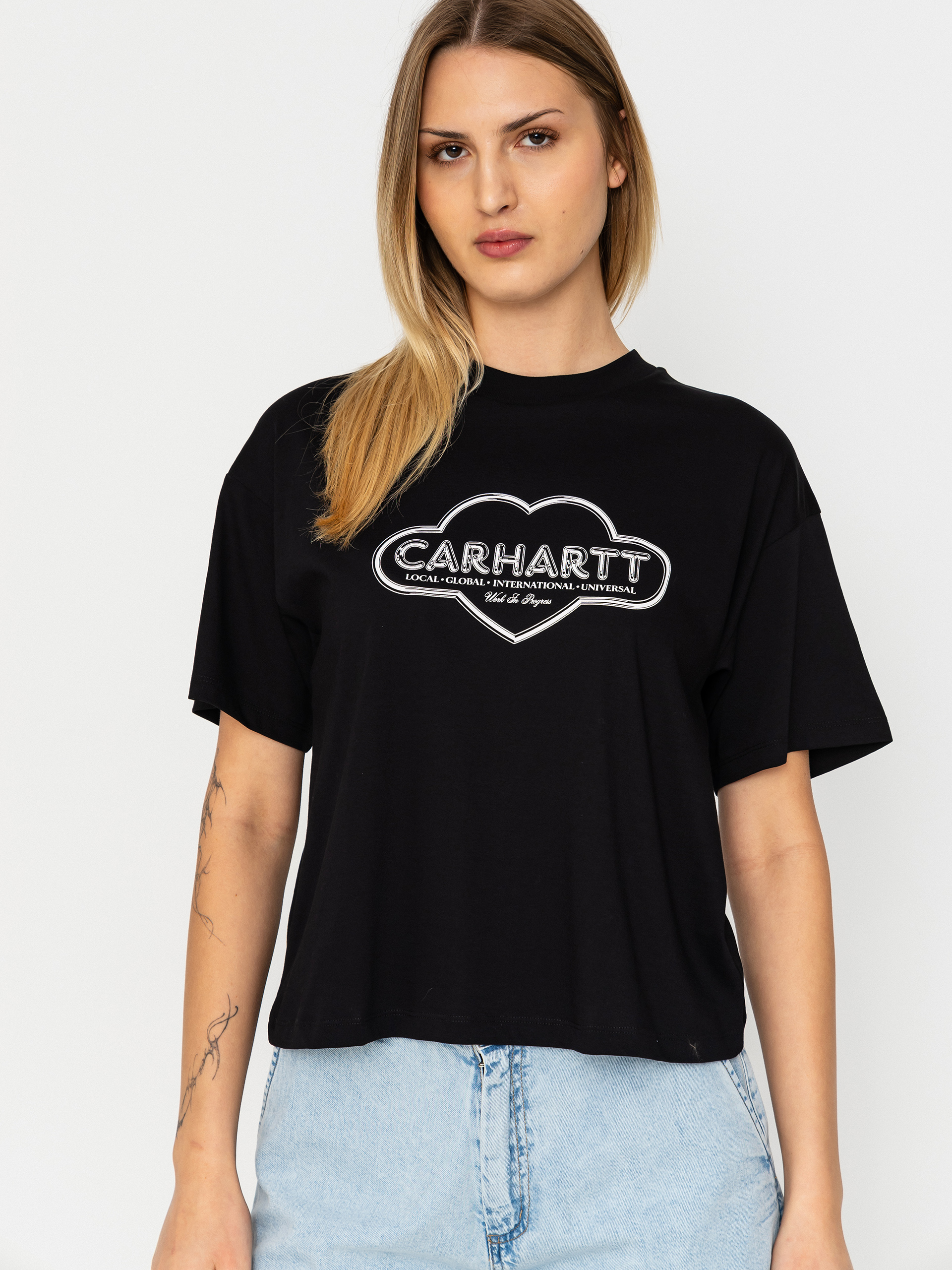 T-shirt Carhartt WIP Cloud Heart Wmn (black)