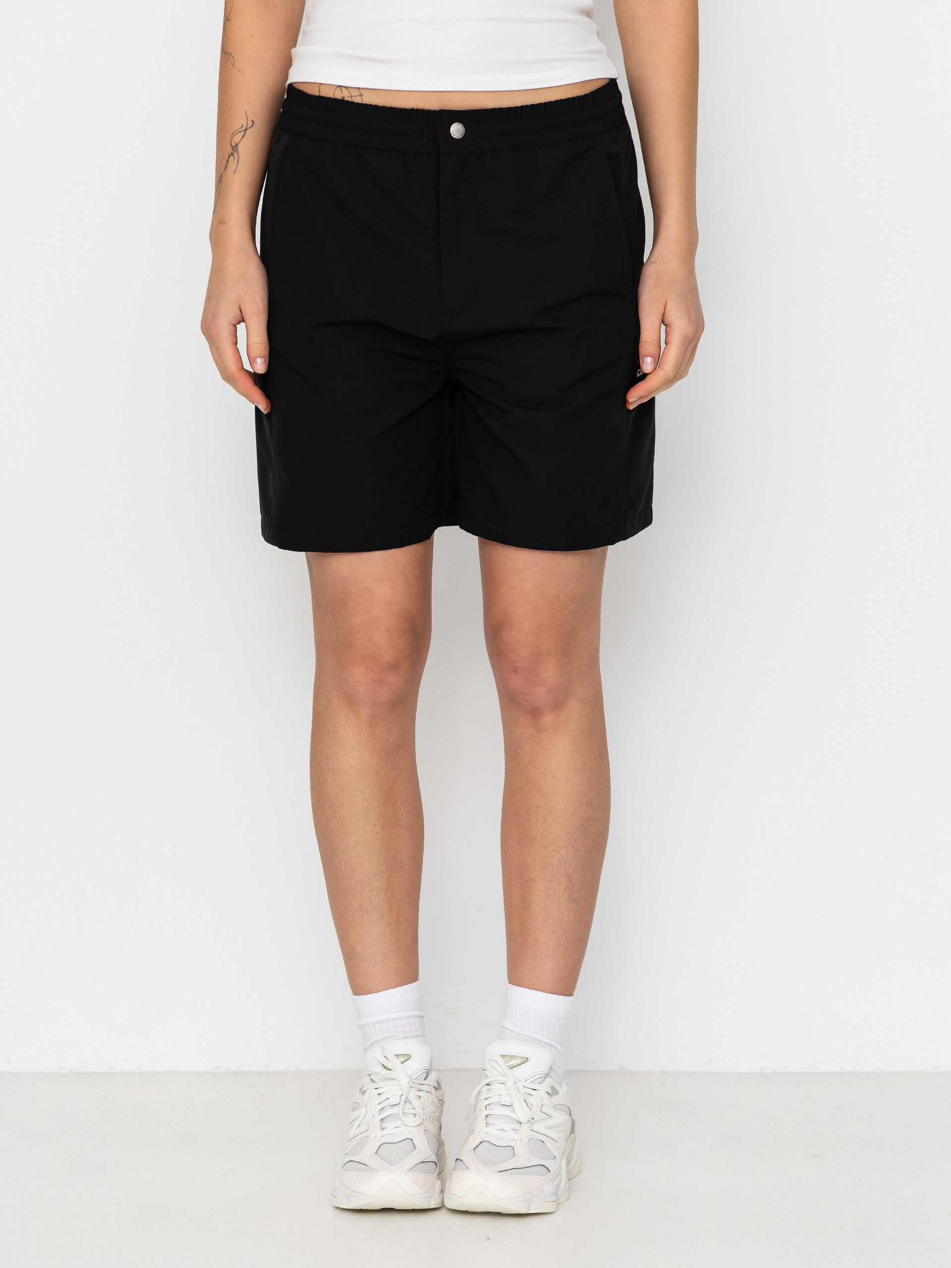 Szorty Carhartt WIP Iwan Wmn (black/white)