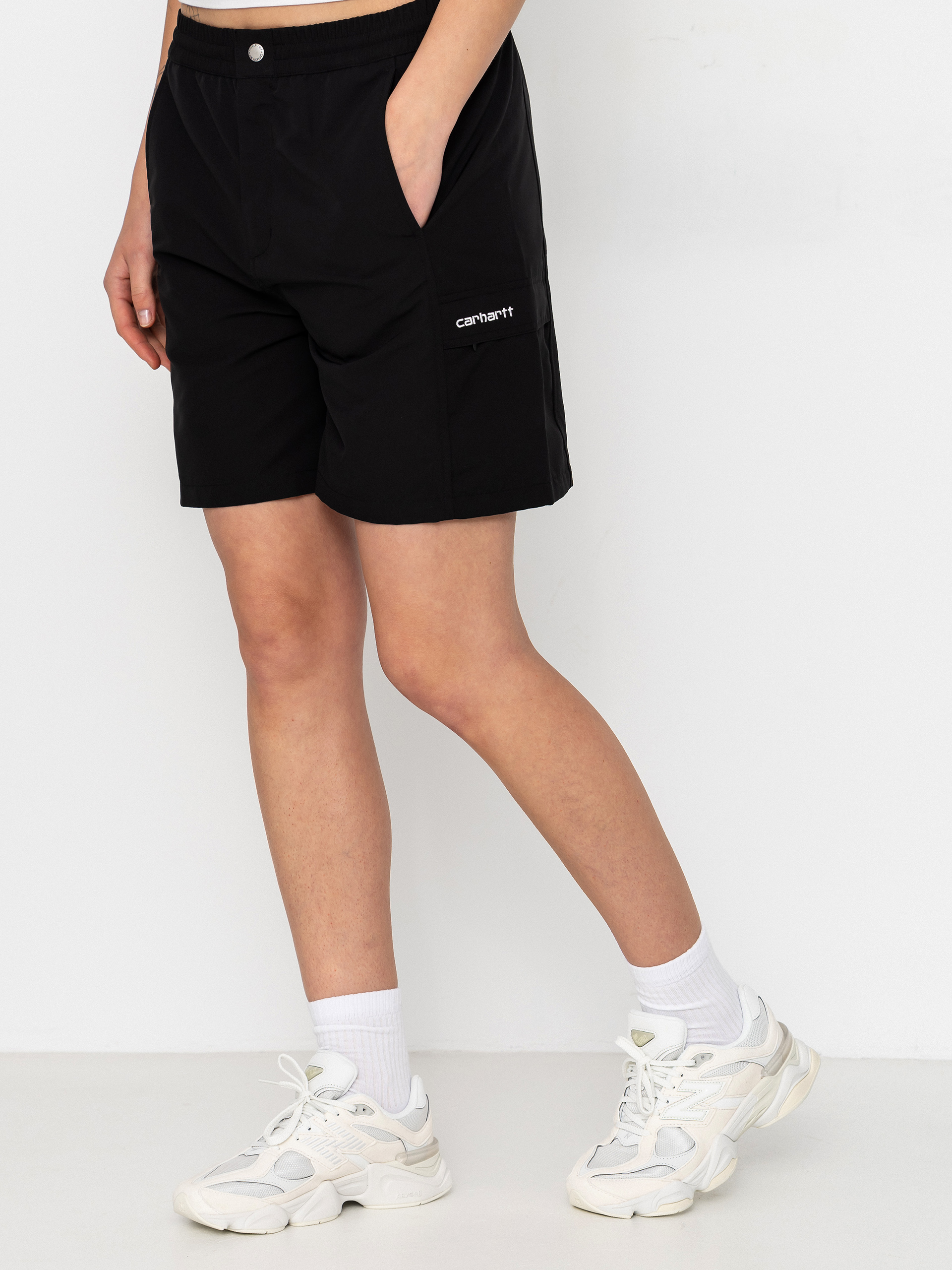 Szorty Carhartt WIP Iwan Wmn (black/white)