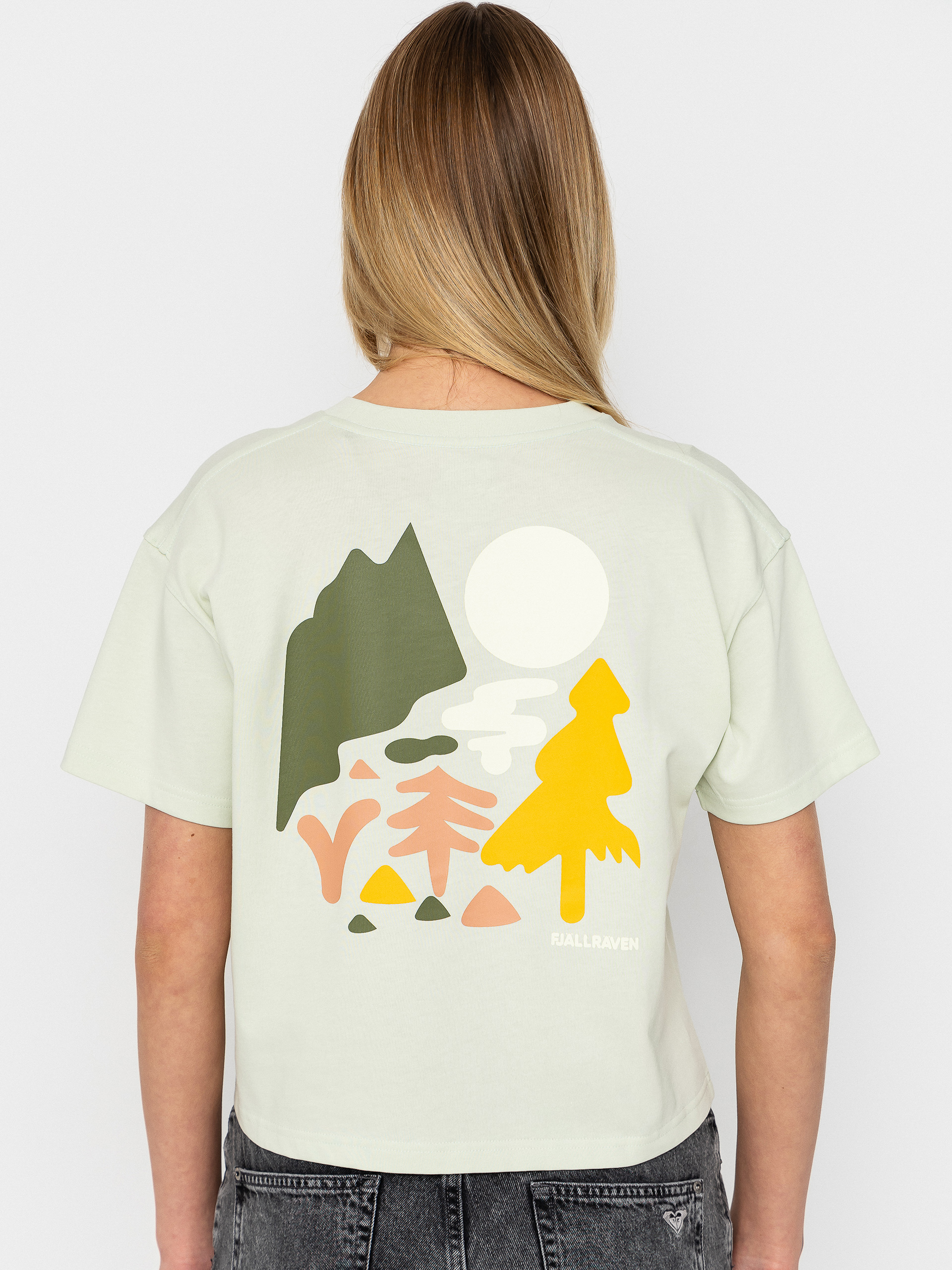 T-shirt Fjallraven Forest Walk Wmn (soft jade)