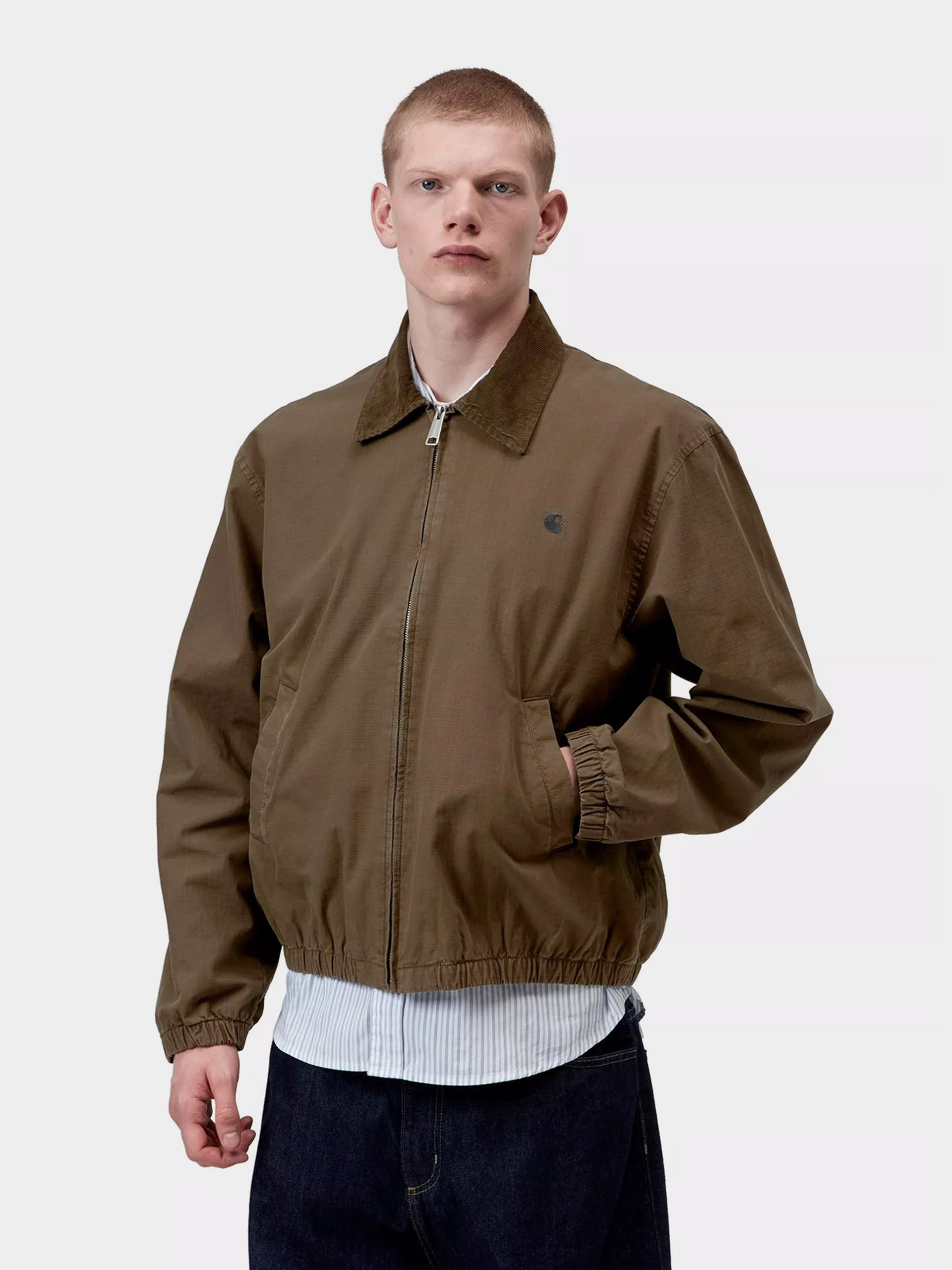 Kurtka Carhartt WIP Madison Ripstop (dark beech/black)