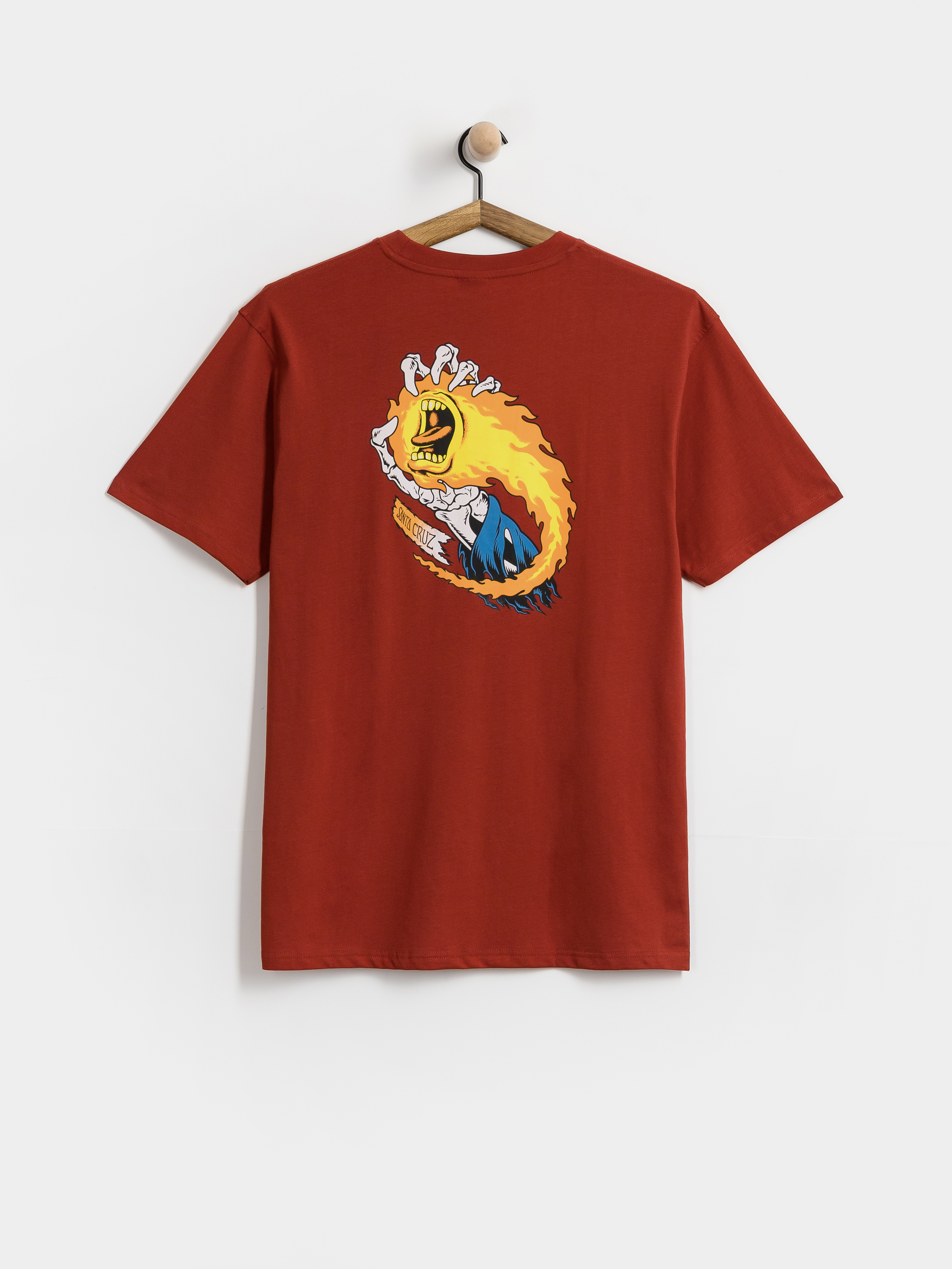 T-shirt Santa Cruz O'Brien Scream Reaper (dark rust)
