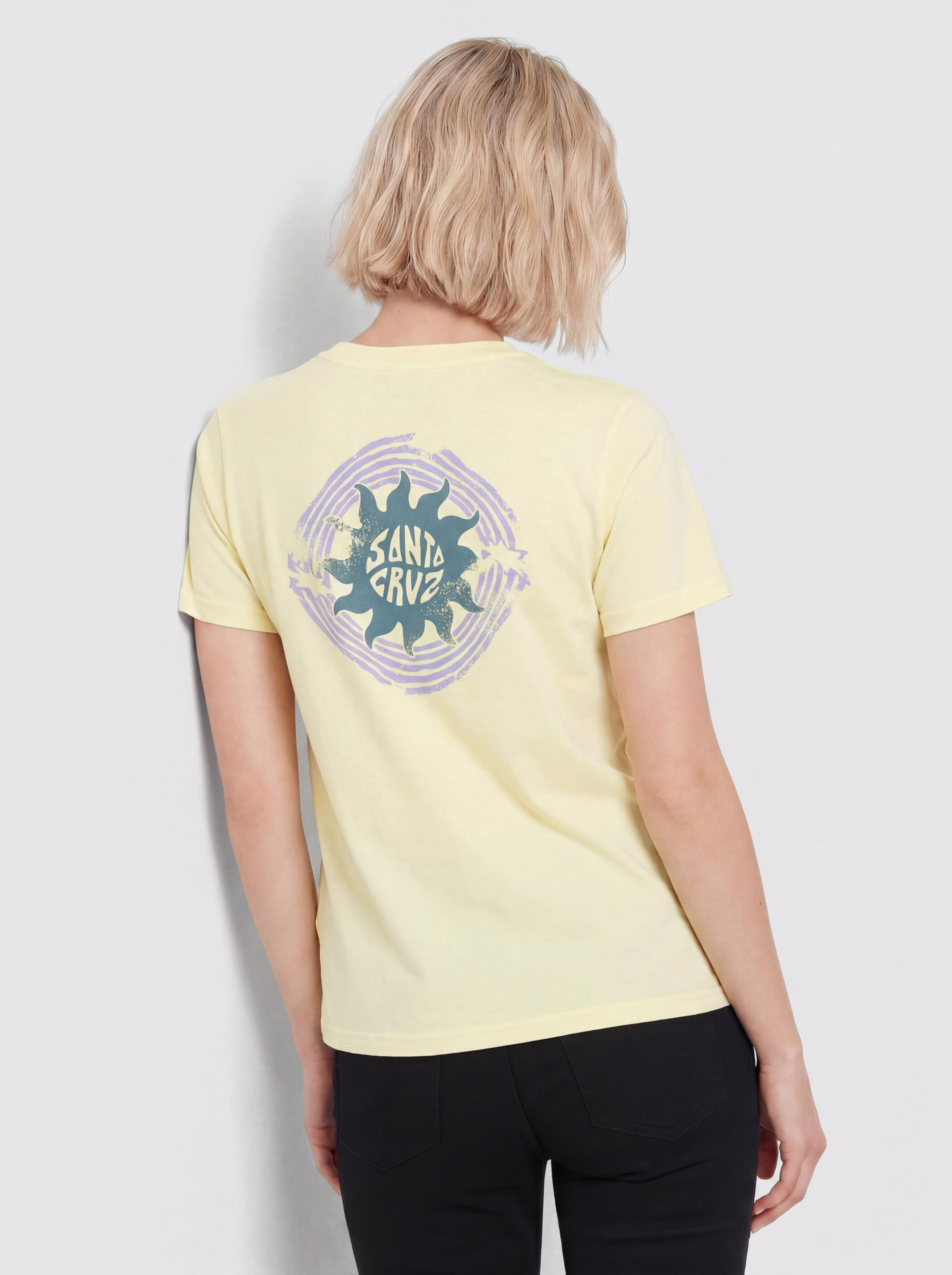 T-shirt Santa Cruz Sun Daze Wmn (celestial yellow)