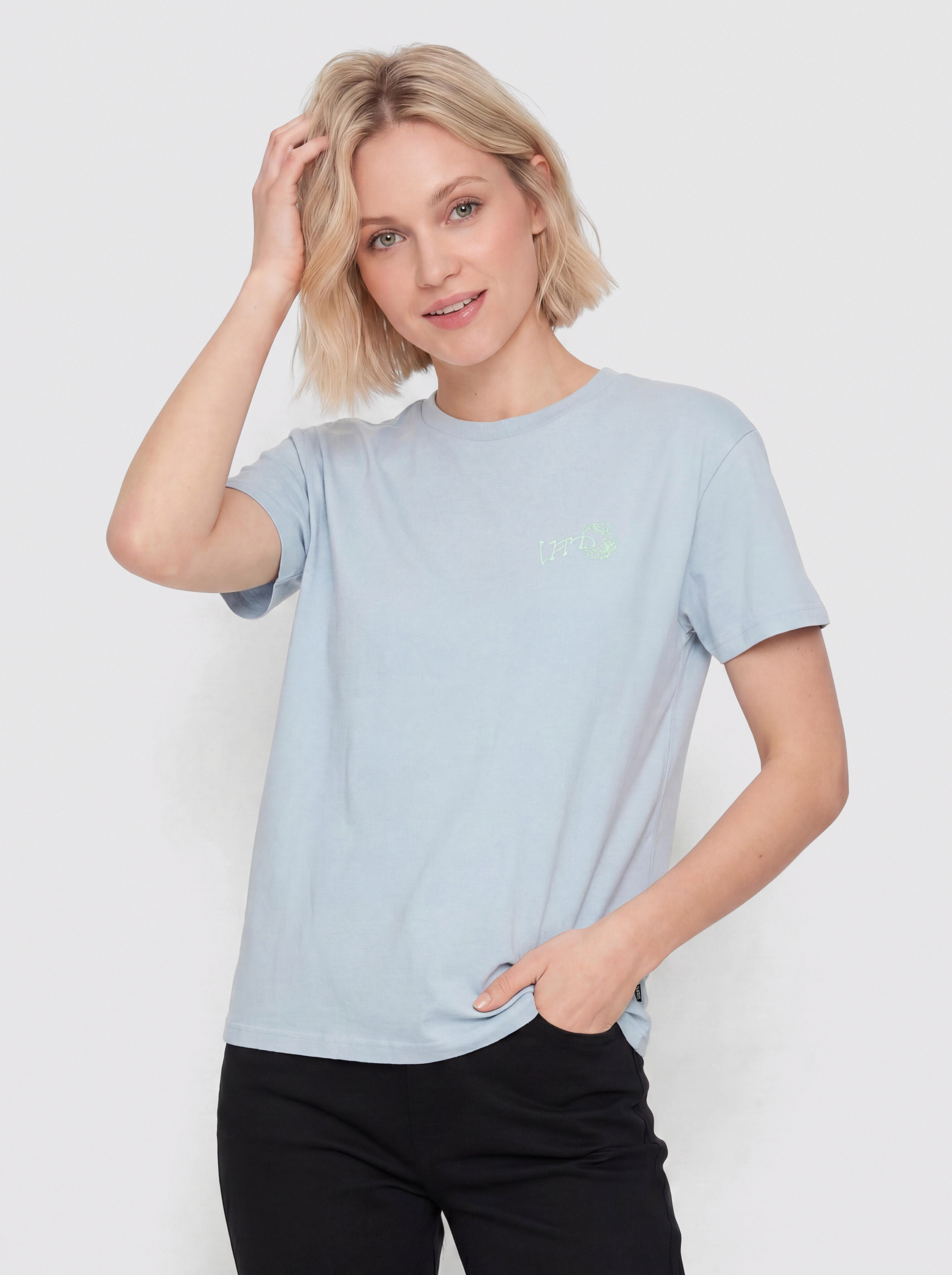 T-shirt Vans Yin And Yang Wmn (soft slate)
