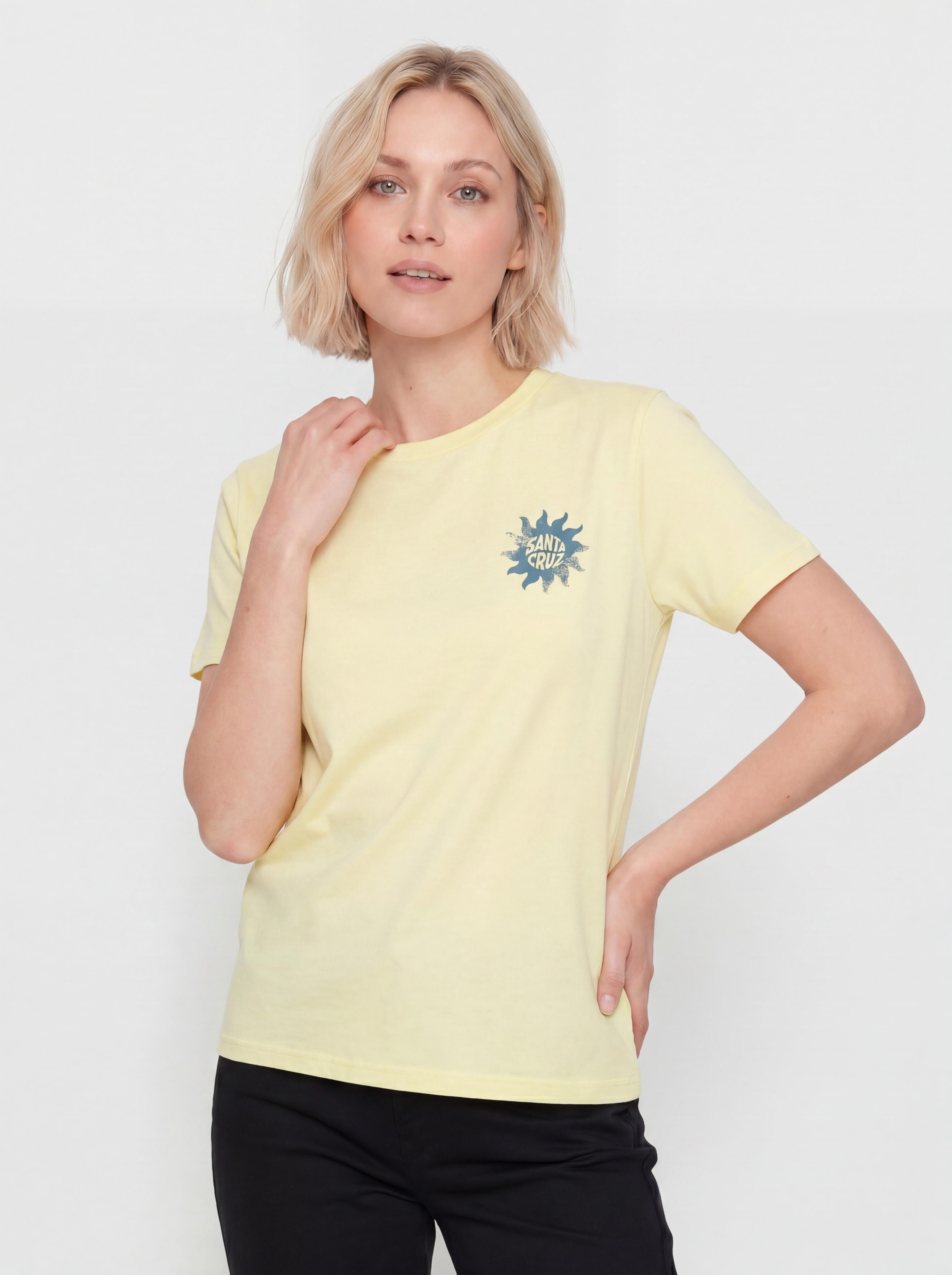 T-shirt Santa Cruz Sun Daze Wmn (celestial yellow)