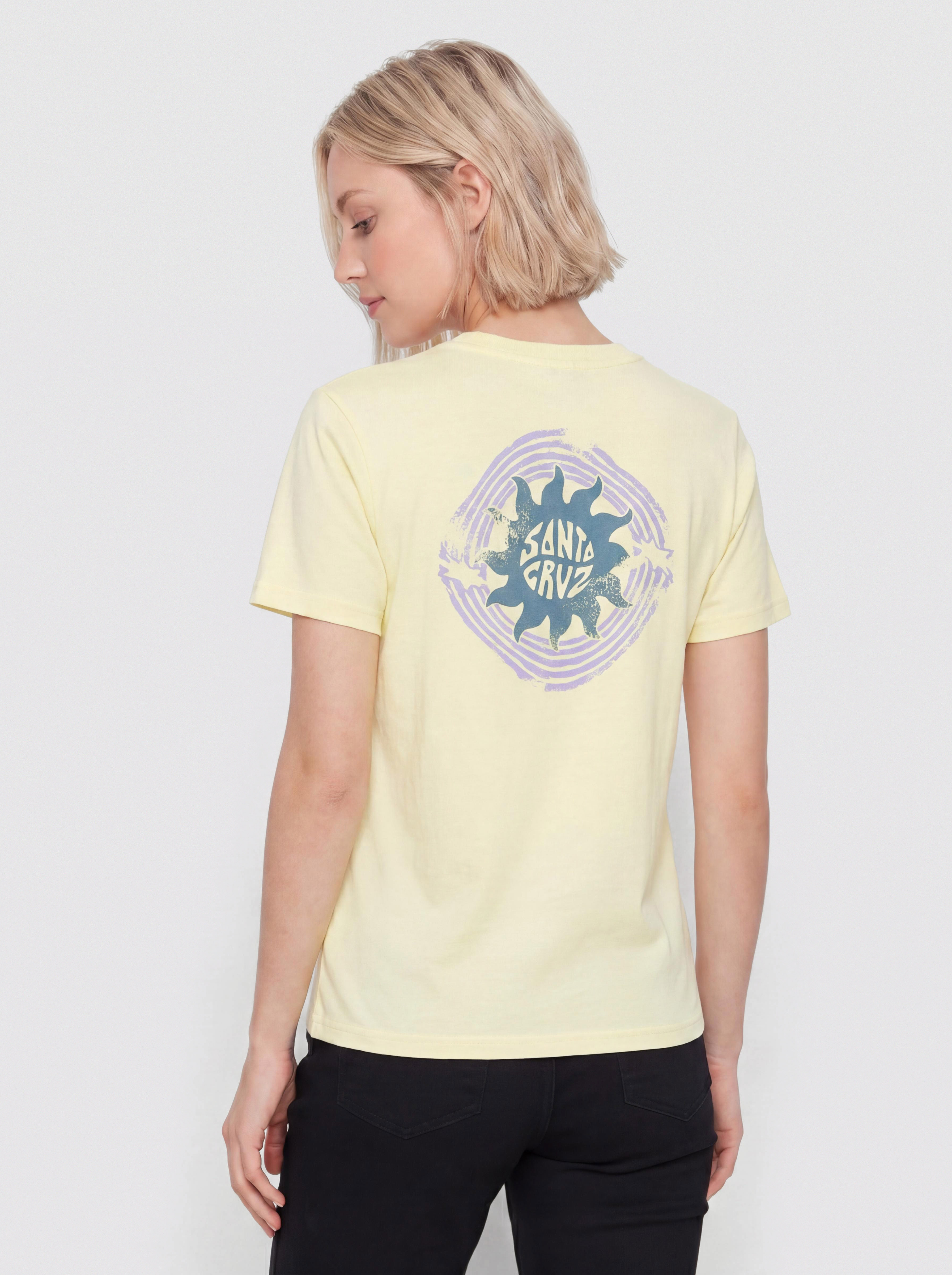 T-shirt Santa Cruz Sun Daze Wmn (celestial yellow)