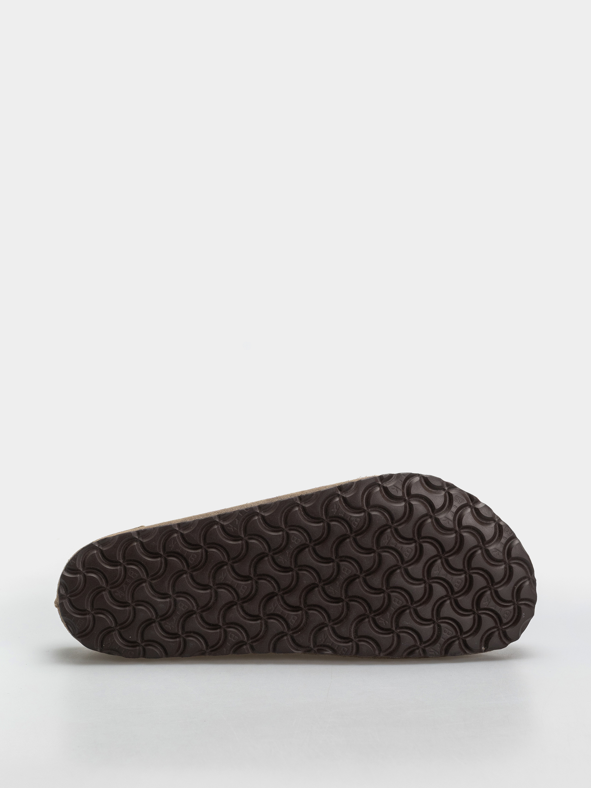 Klapki Birkenstock Naples Wrapped Suede Leather Regular (taupe)