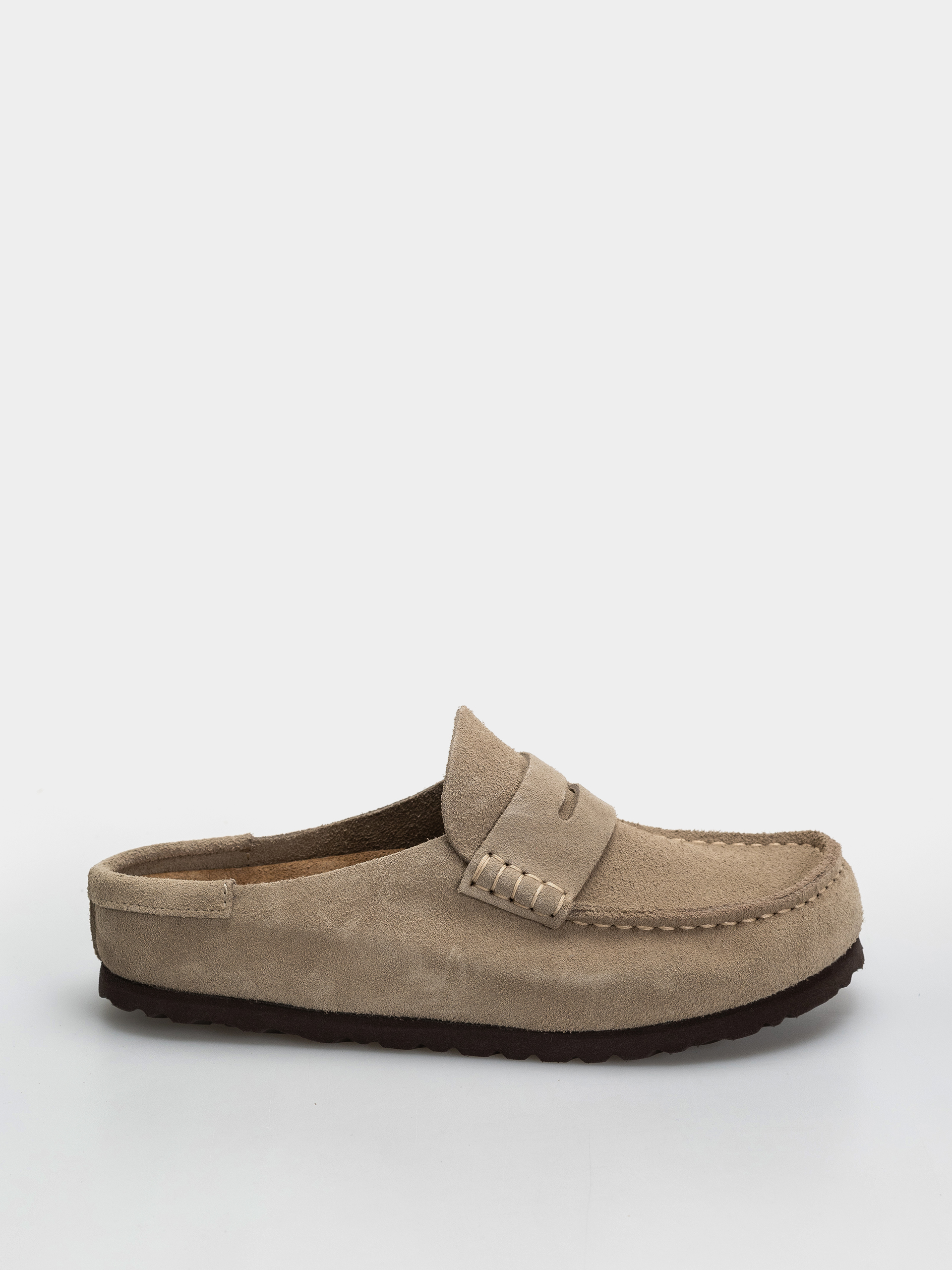 Klapki Birkenstock Naples Wrapped Suede Leather Narrow