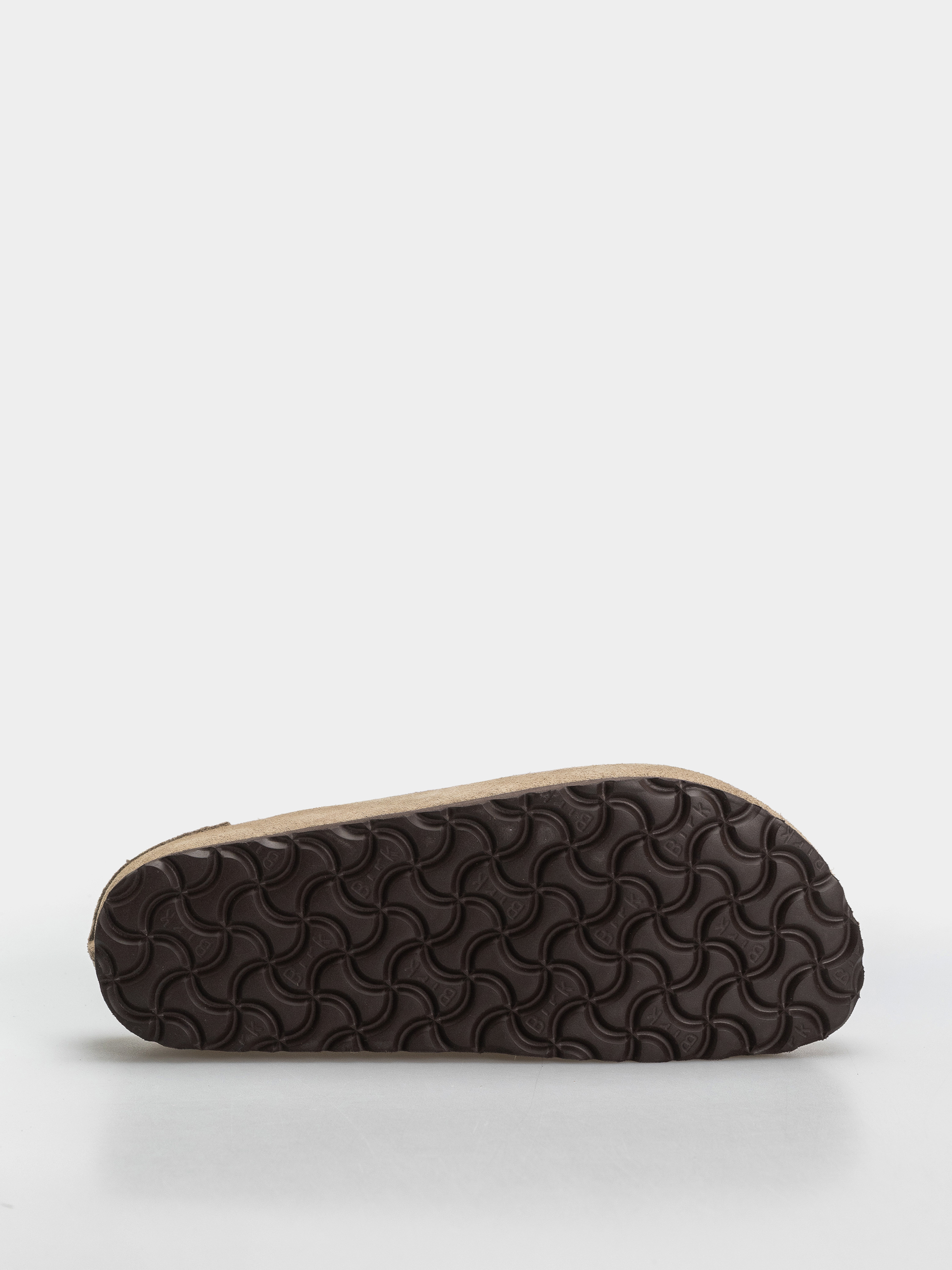 Klapki Birkenstock Naples Wrapped Suede Leather Narrow (taupe)