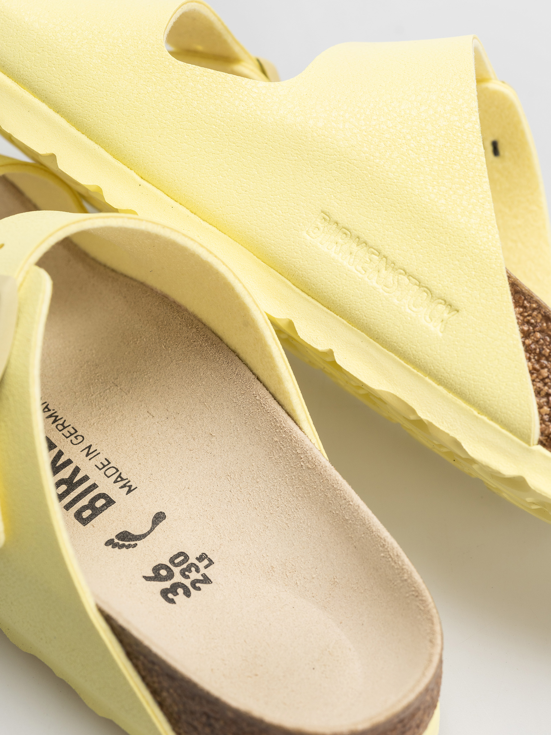 Klapki Birkenstock Arizona Birko Flor Nubuk Narrow (popcorn)