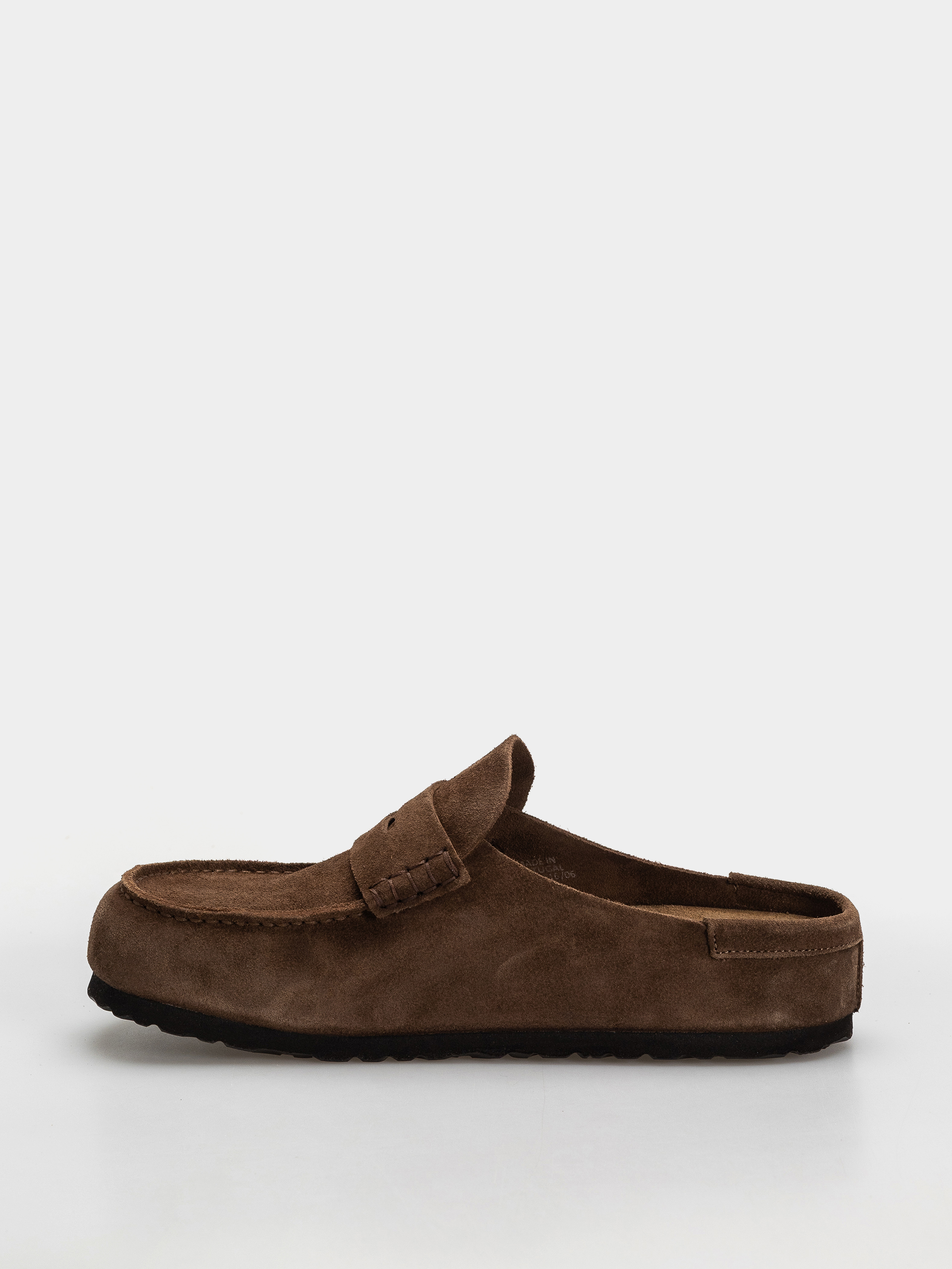 Klapki Birkenstock Naples Wrapped Suede Leather Regular (carafe)