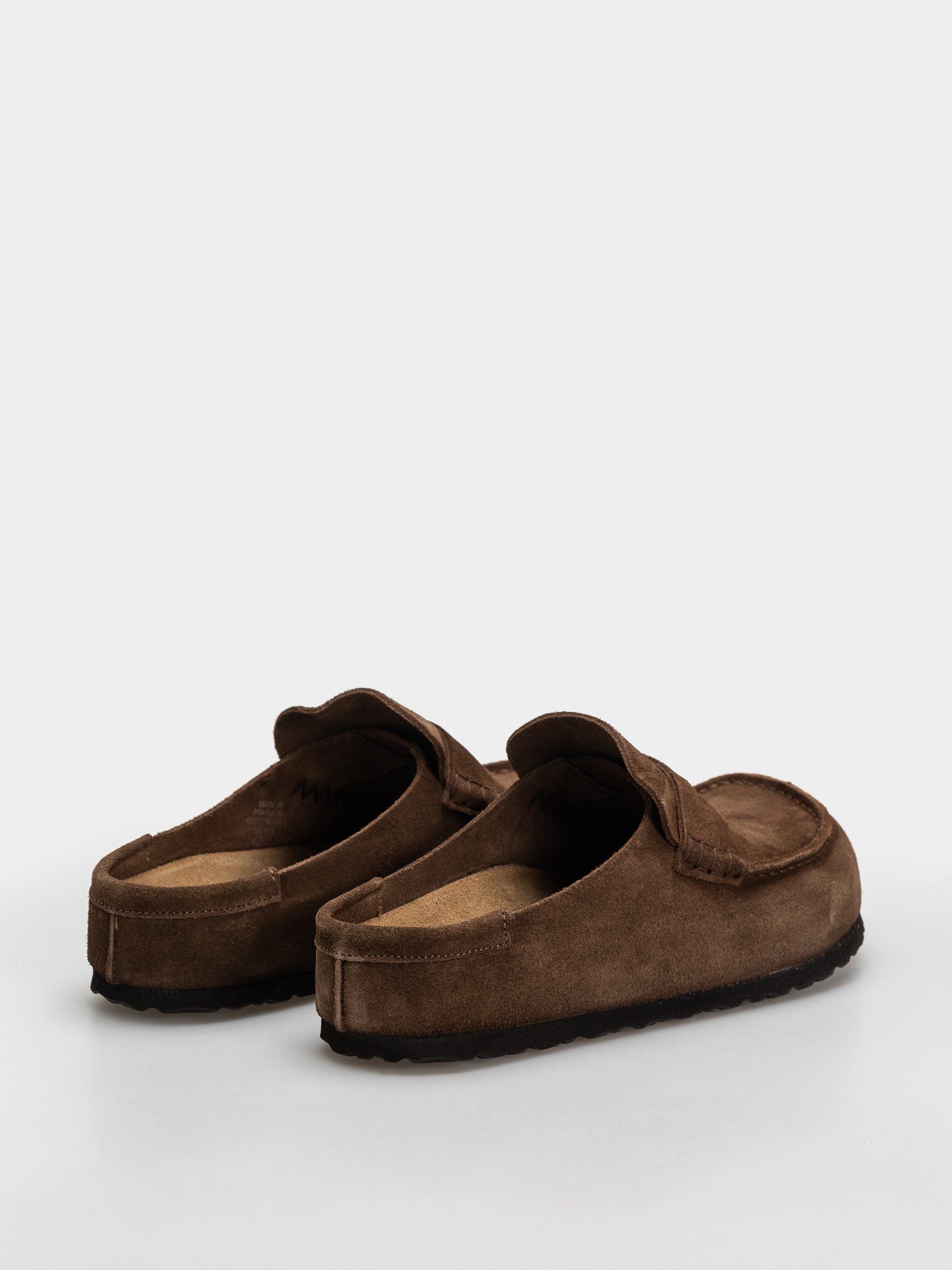 Klapki Birkenstock Naples Wrapped Suede Leather Regular (carafe)