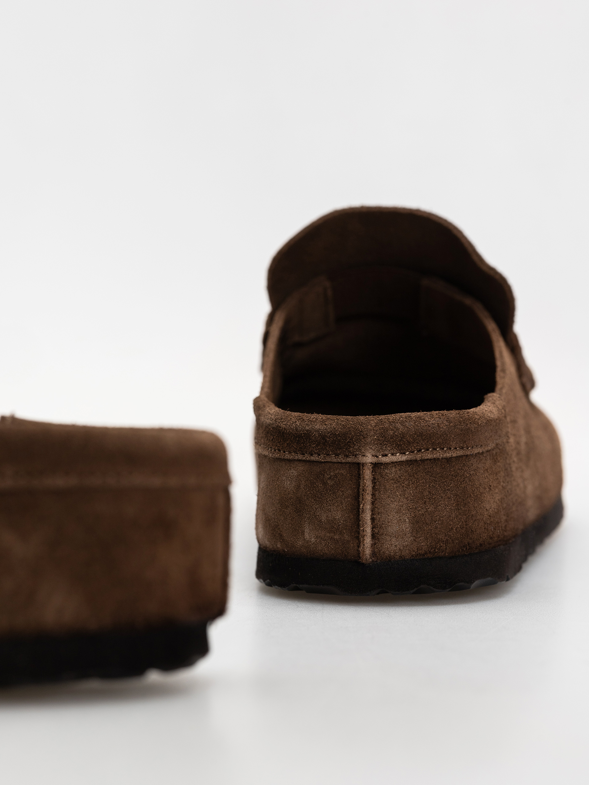 Klapki Birkenstock Naples Wrapped Suede Leather Regular (carafe)