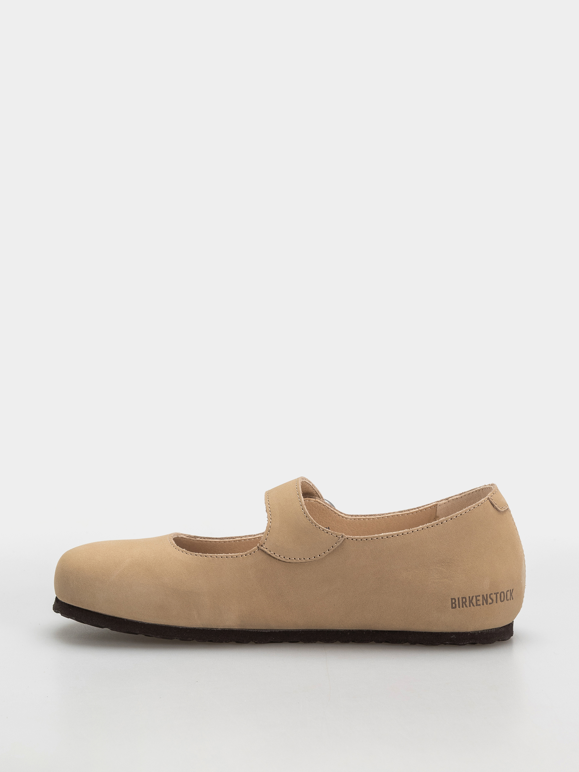 Klapki Birkenstock Santa Clarita Nubuck Leather Narrow Wmn (sandcastle)
