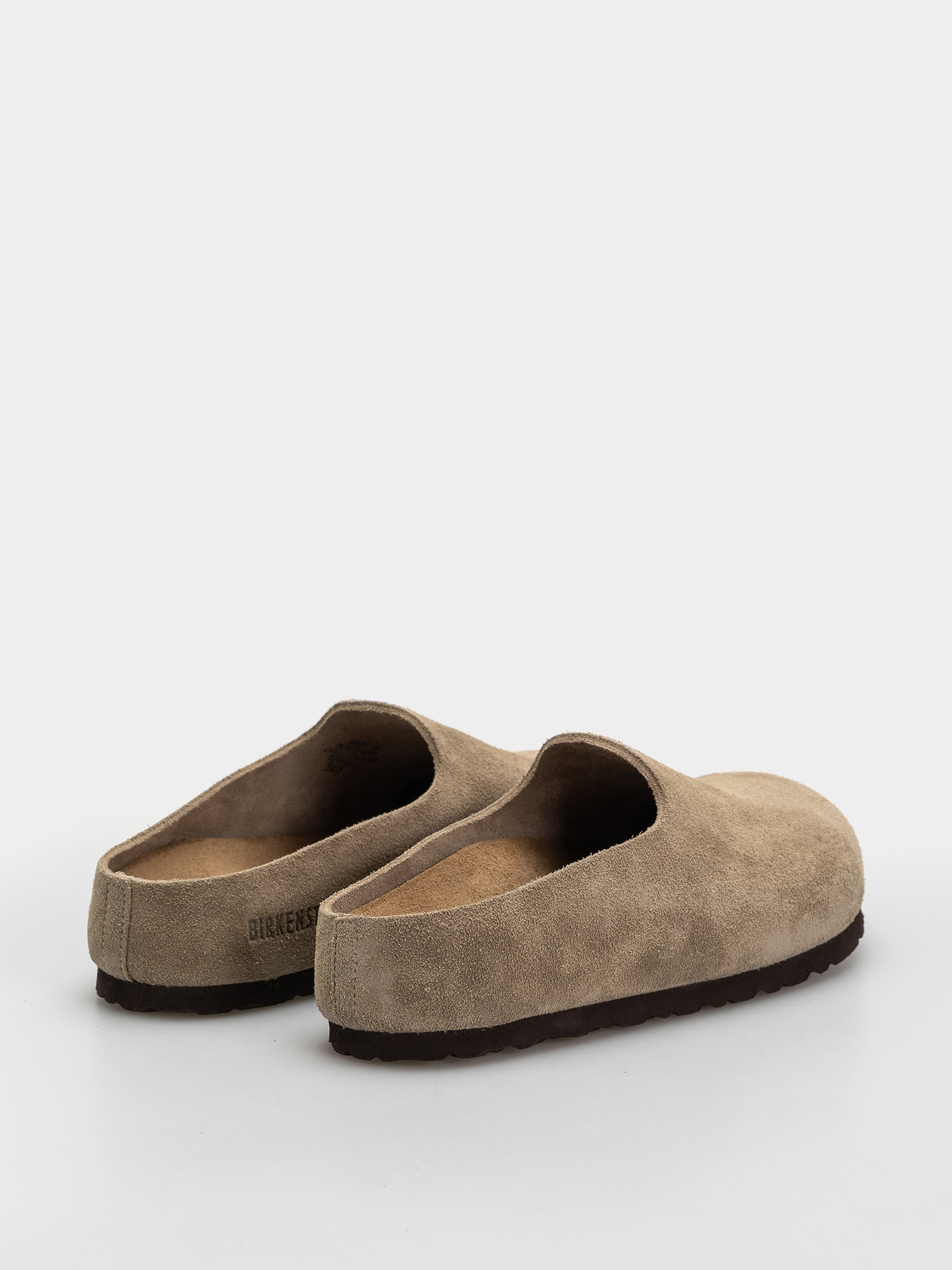 Klapki Birkenstock Amsterdam Wrapped Suede Leather Narrow (taupe)