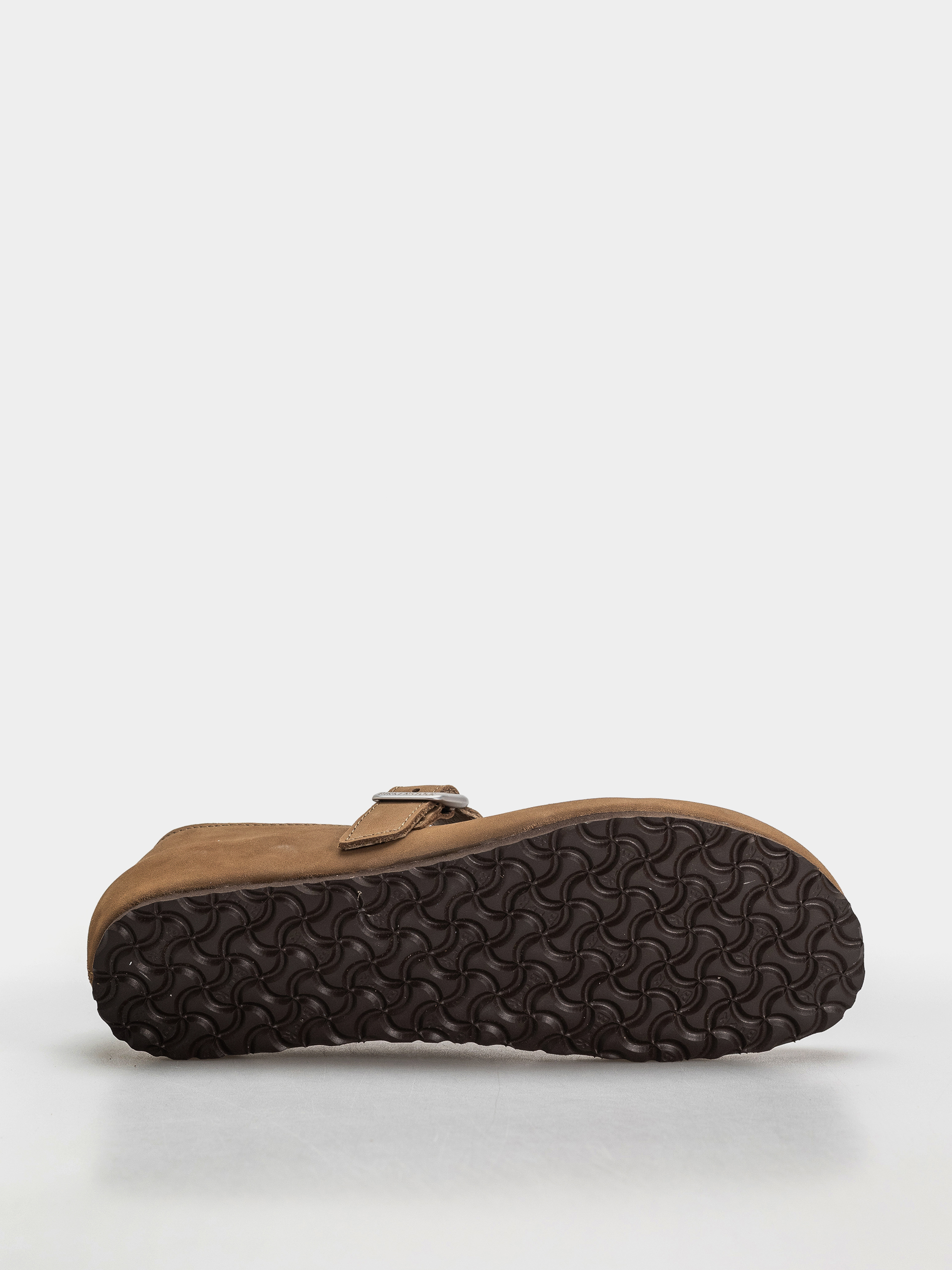 Klapki Birkenstock Santa Clarita Nubuck Leather Narrow Wmn (dark tea)