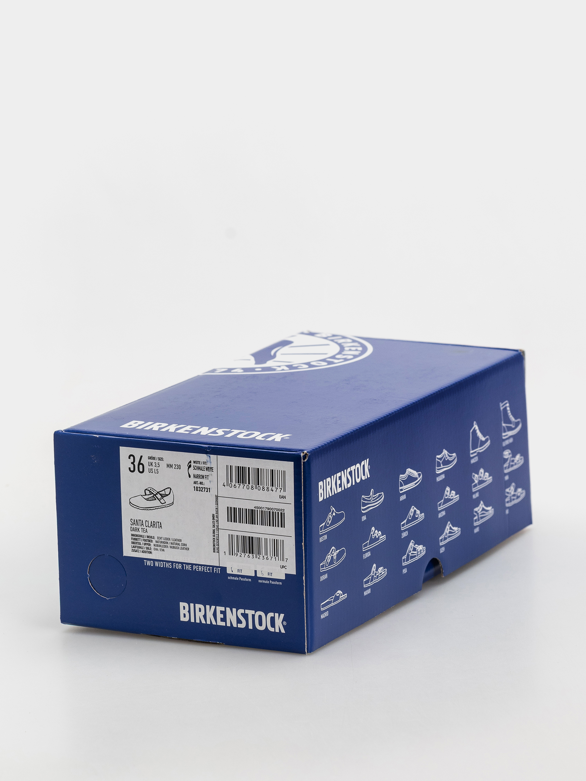 Klapki Birkenstock Santa Clarita Nubuck Leather Narrow Wmn (dark tea)