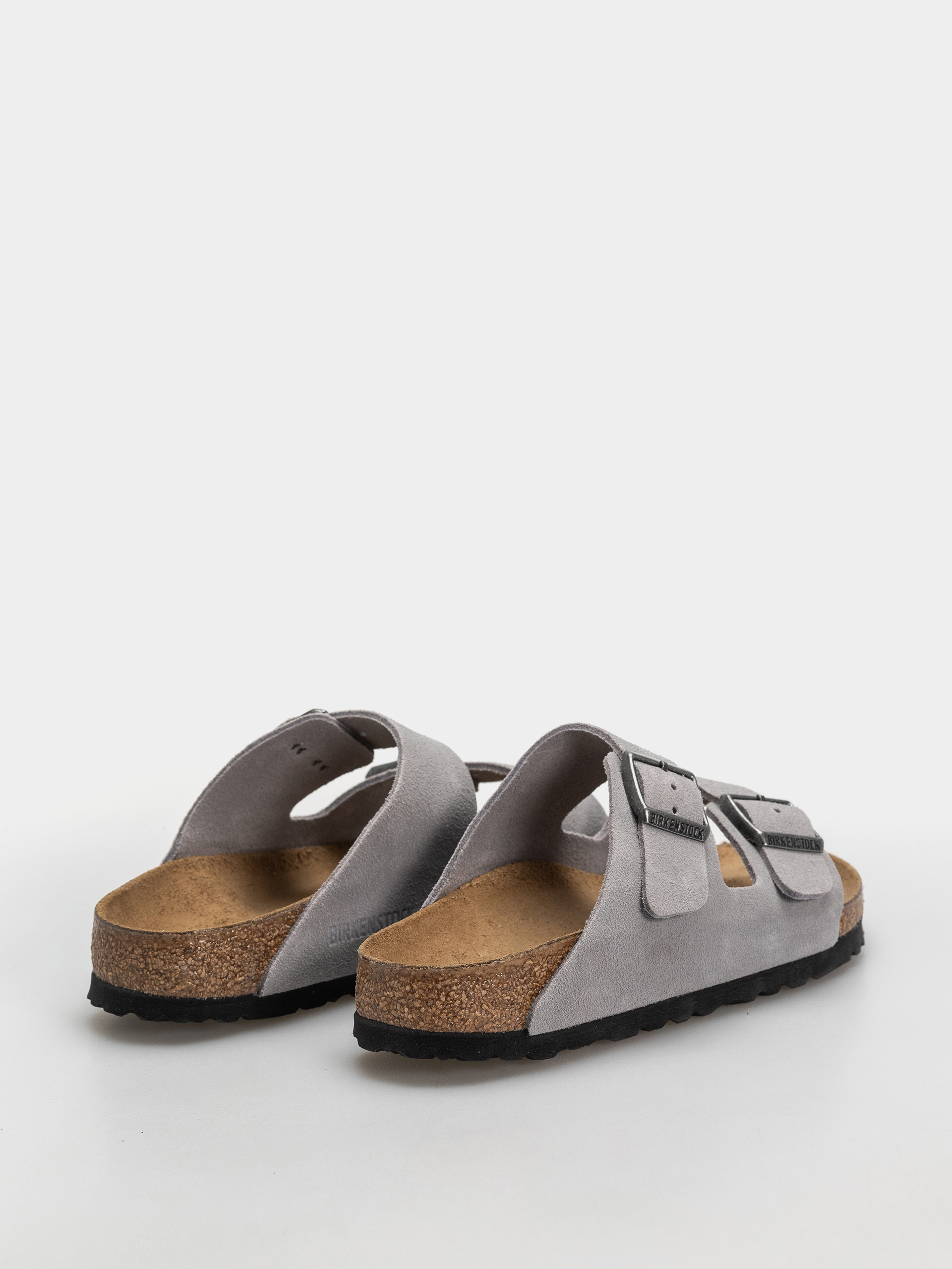 Klapki Birkenstock Arizona Suede Leather Narrow (lavender sky)