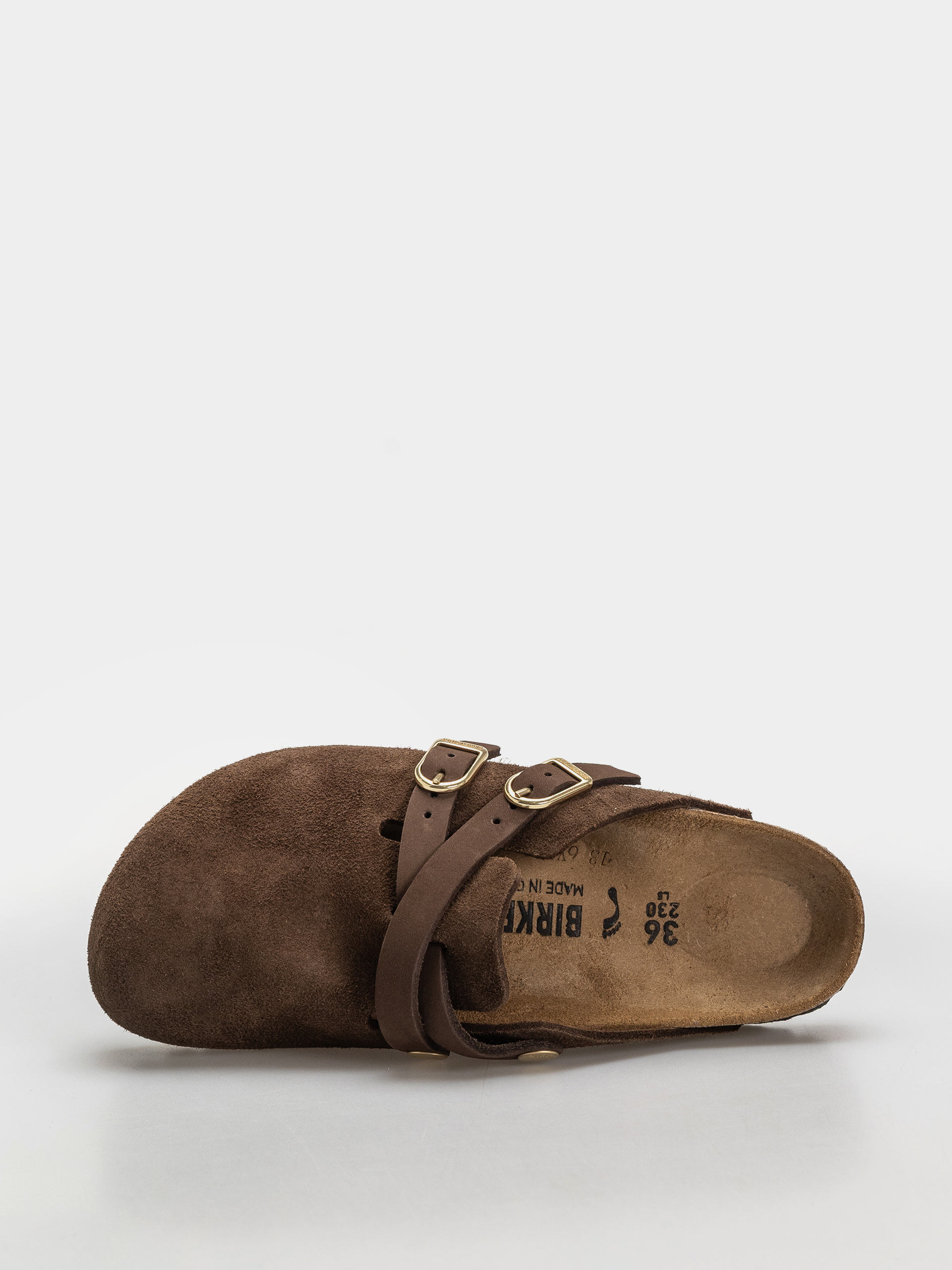 Klapki Birkenstock Blair Suede Leather Narrow Wmn (carafe)