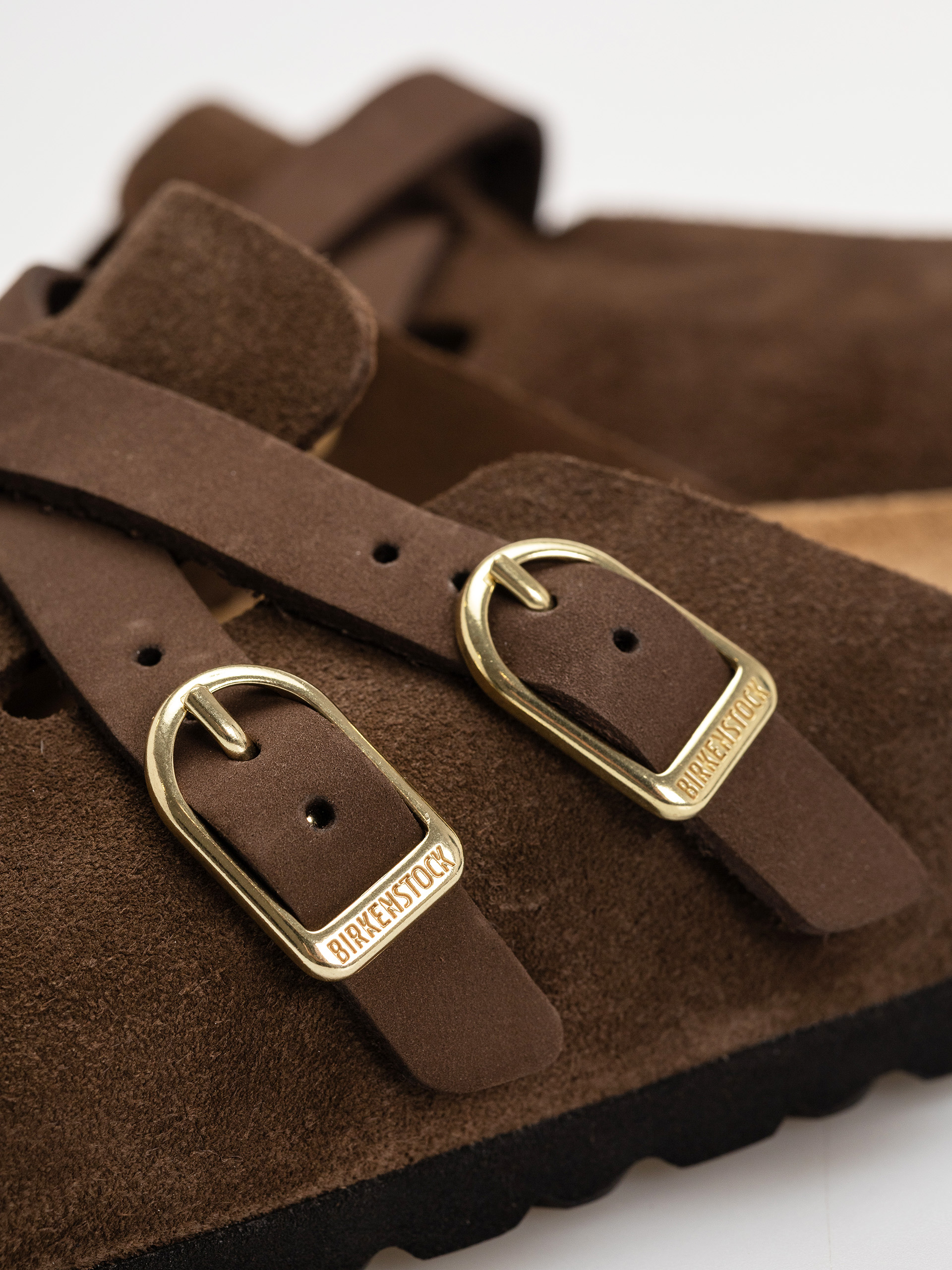 Klapki Birkenstock Blair Suede Leather Narrow Wmn (carafe)