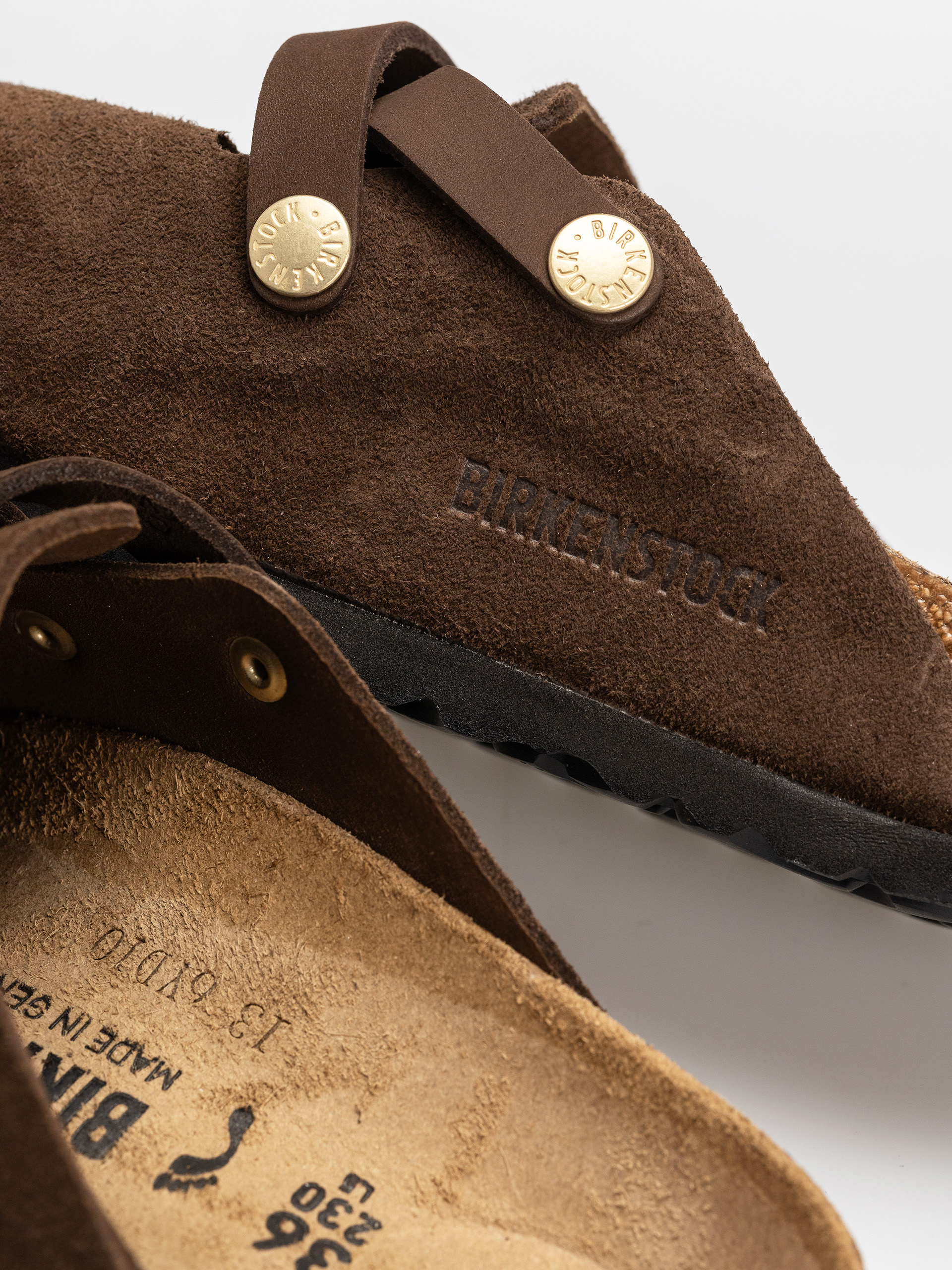 Klapki Birkenstock Blair Suede Leather Narrow Wmn (carafe)