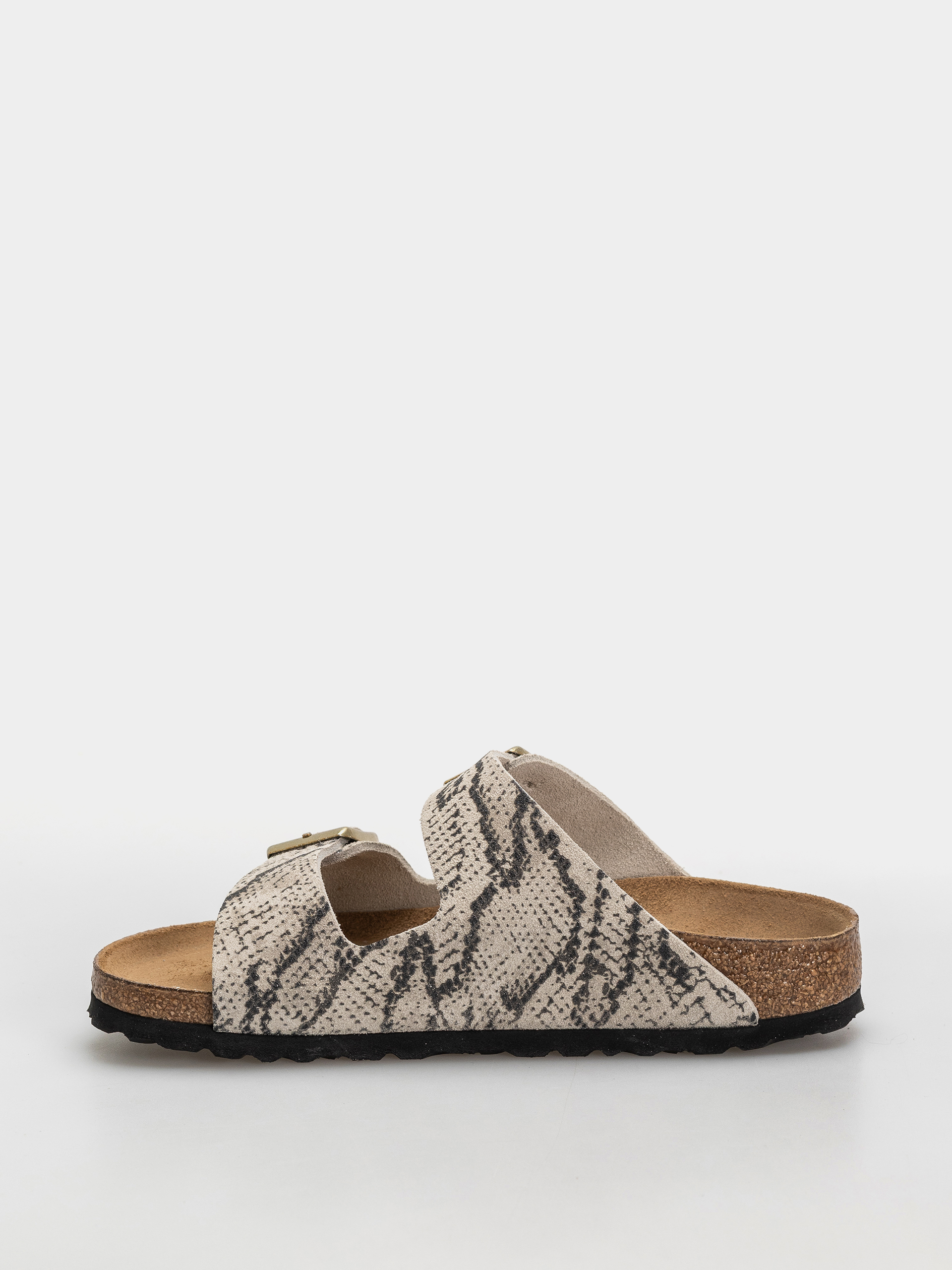 Klapki Birkenstock Arizona Suede Leather Narrow Wmn (snake oyster)