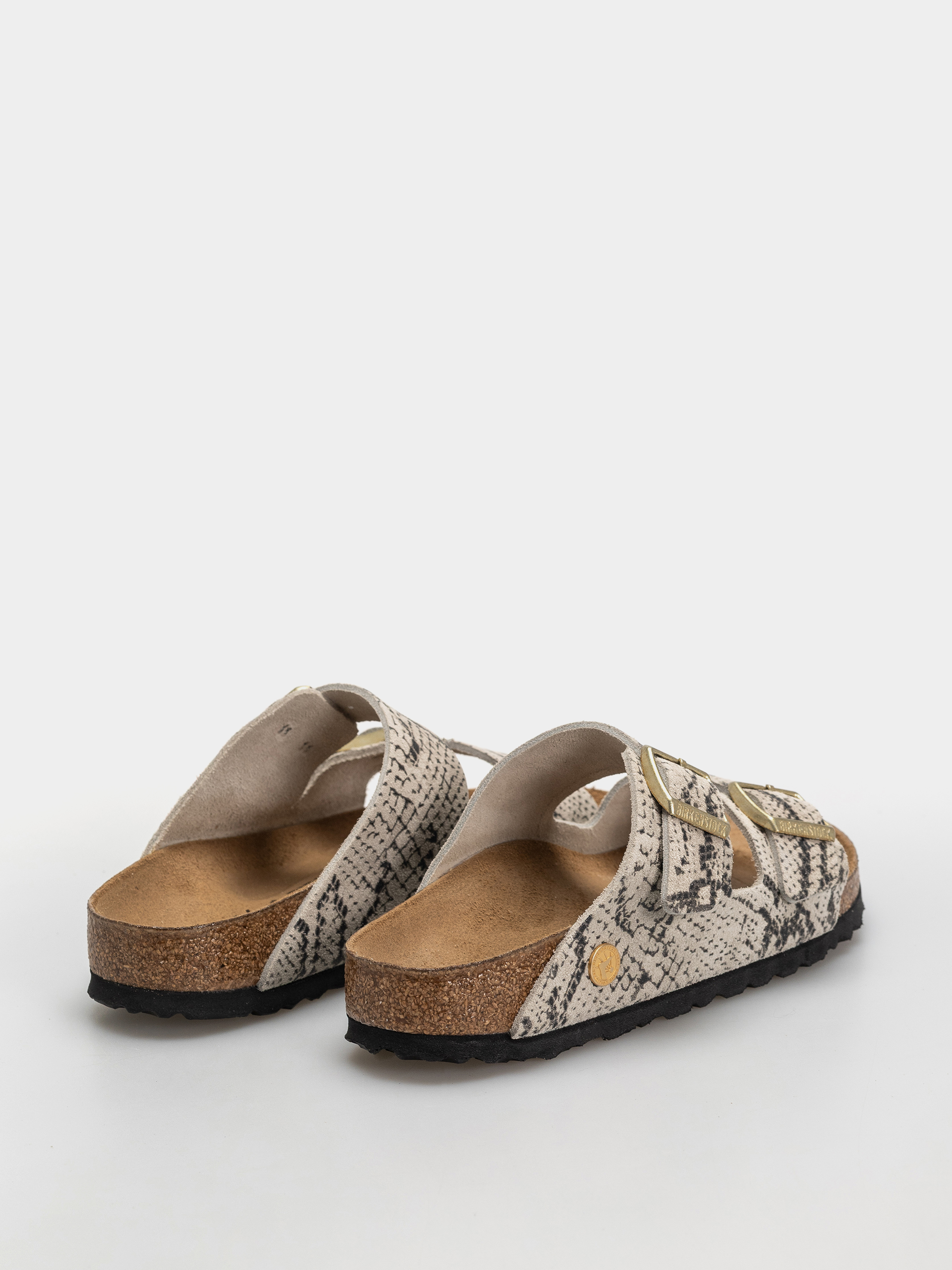 Klapki Birkenstock Arizona Suede Leather Narrow Wmn (snake oyster)