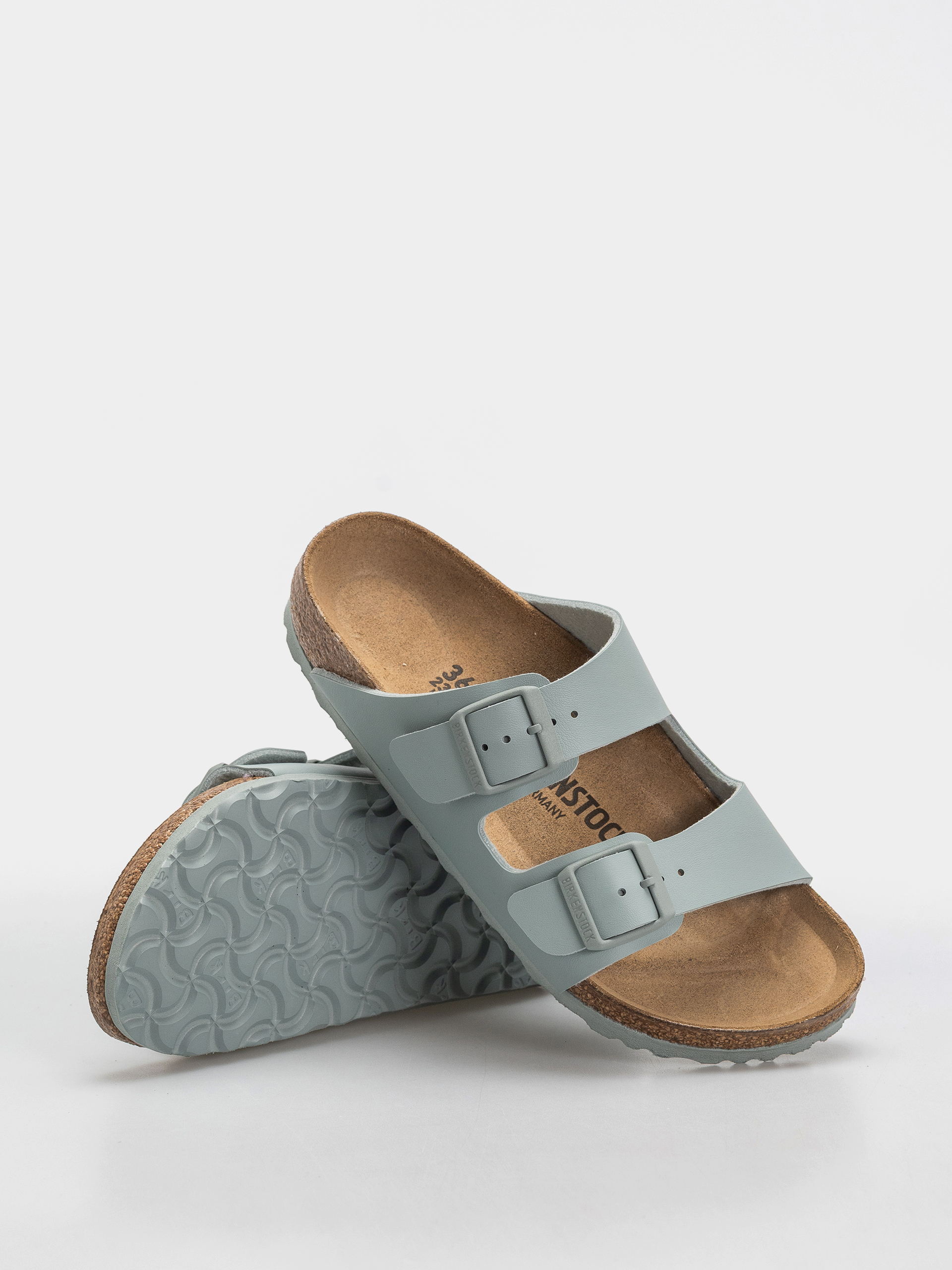 Klapki Birkenstock Arizona Birko Flor Narrow (pure sage)