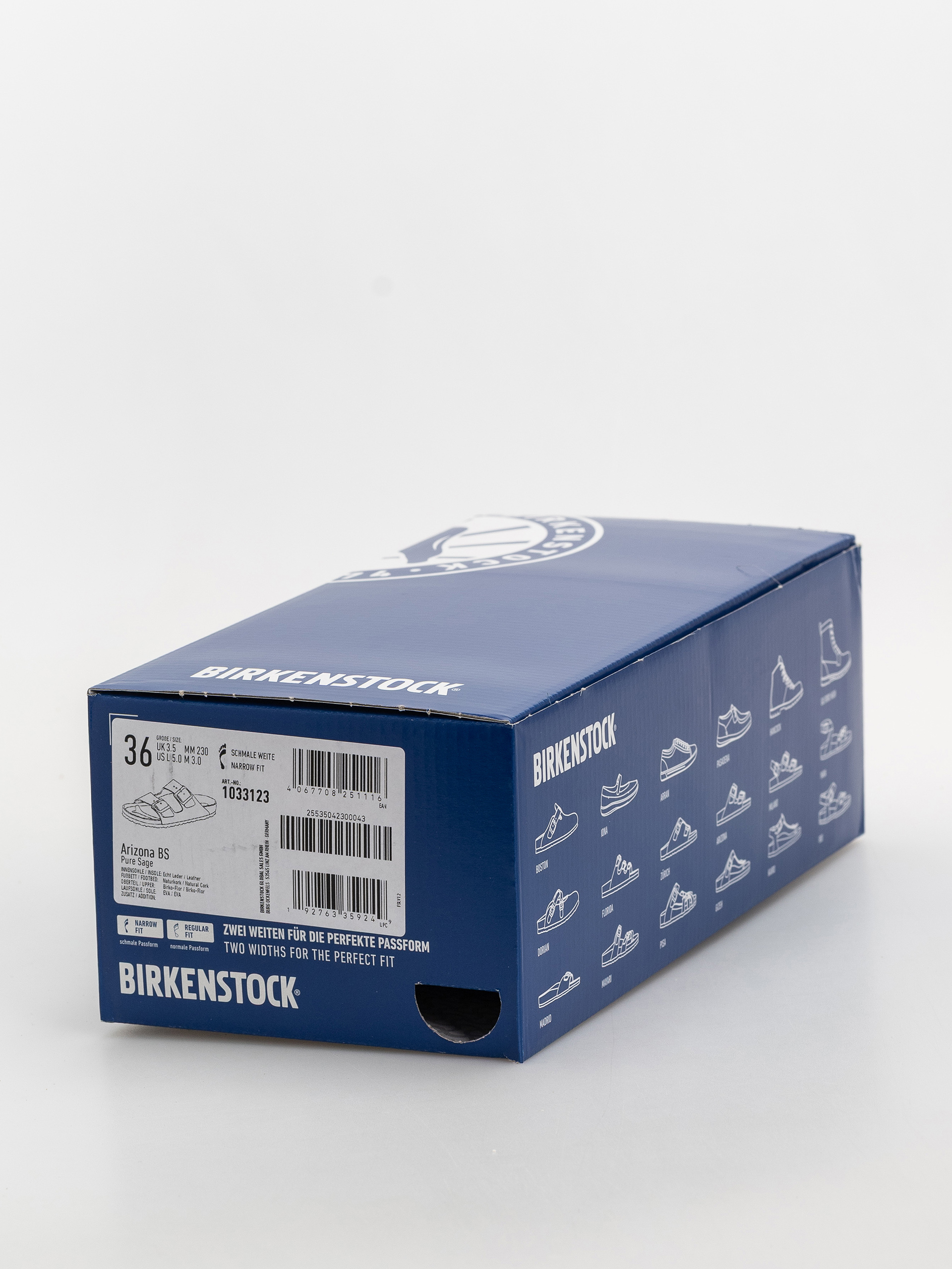 Klapki Birkenstock Arizona Birko Flor Narrow (pure sage)