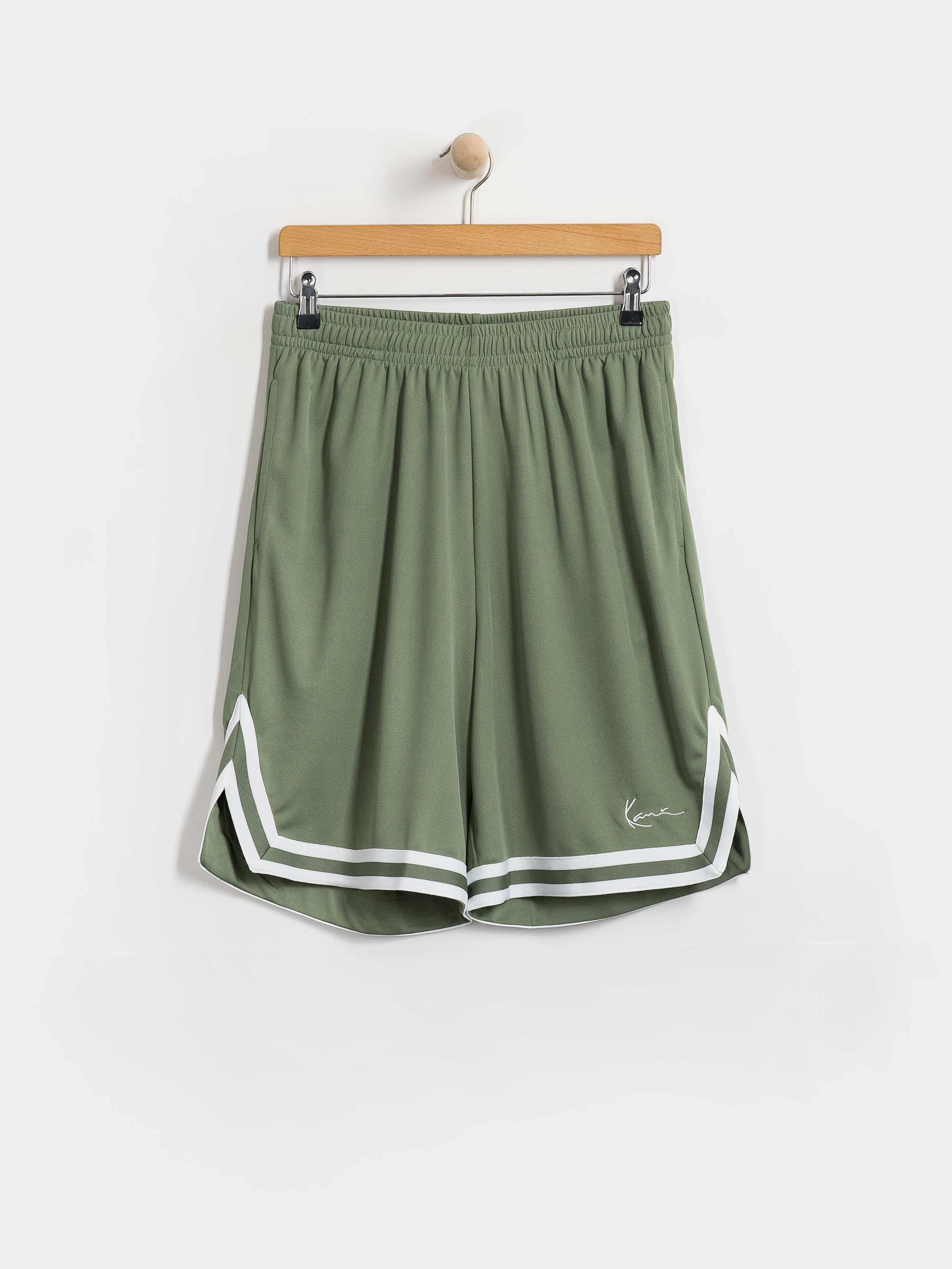 Szorty Karl Kani Small Signature Essential Mesh (green)