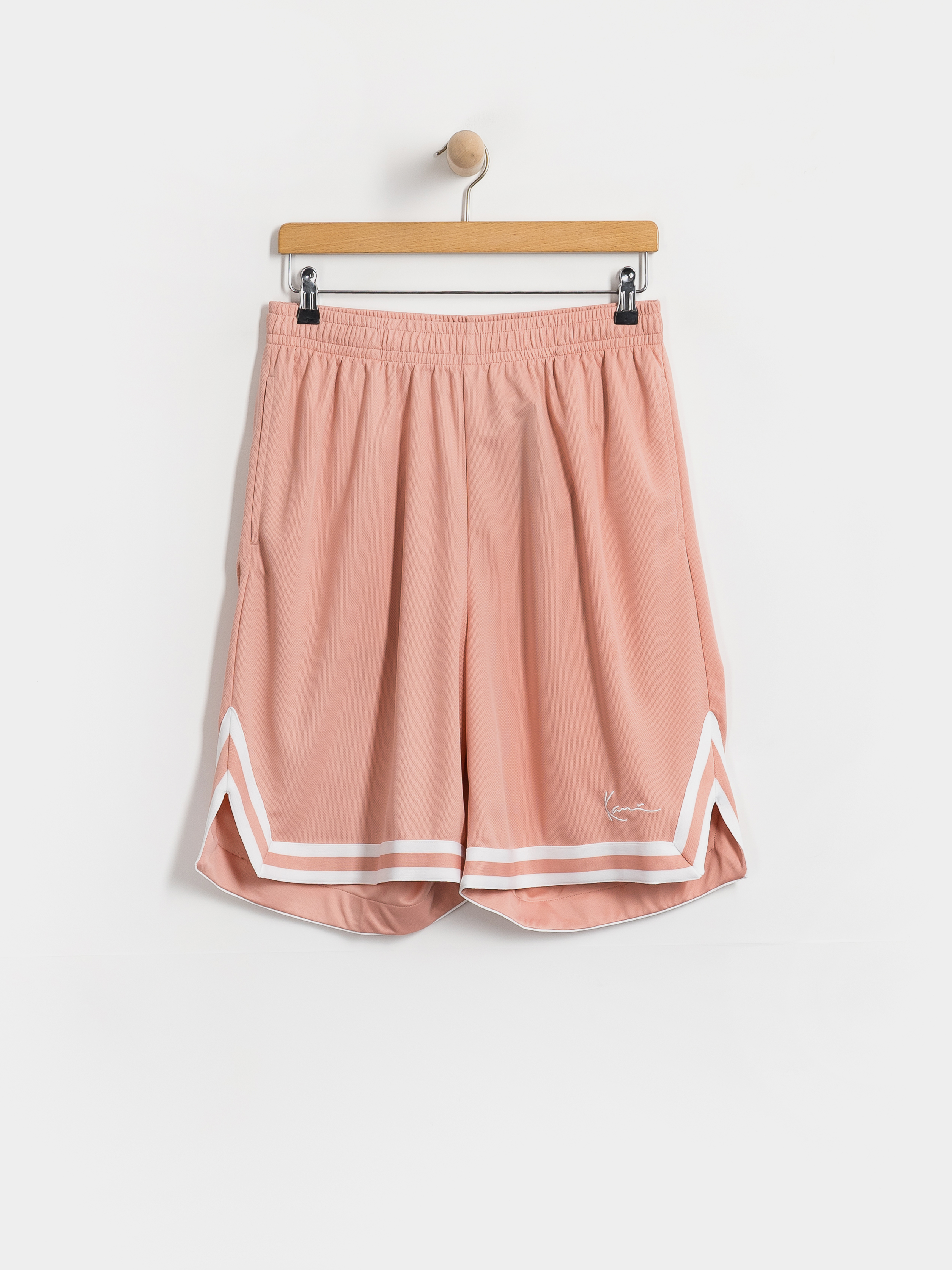 Szorty Karl Kani Small Signature Essential Mesh (pink)