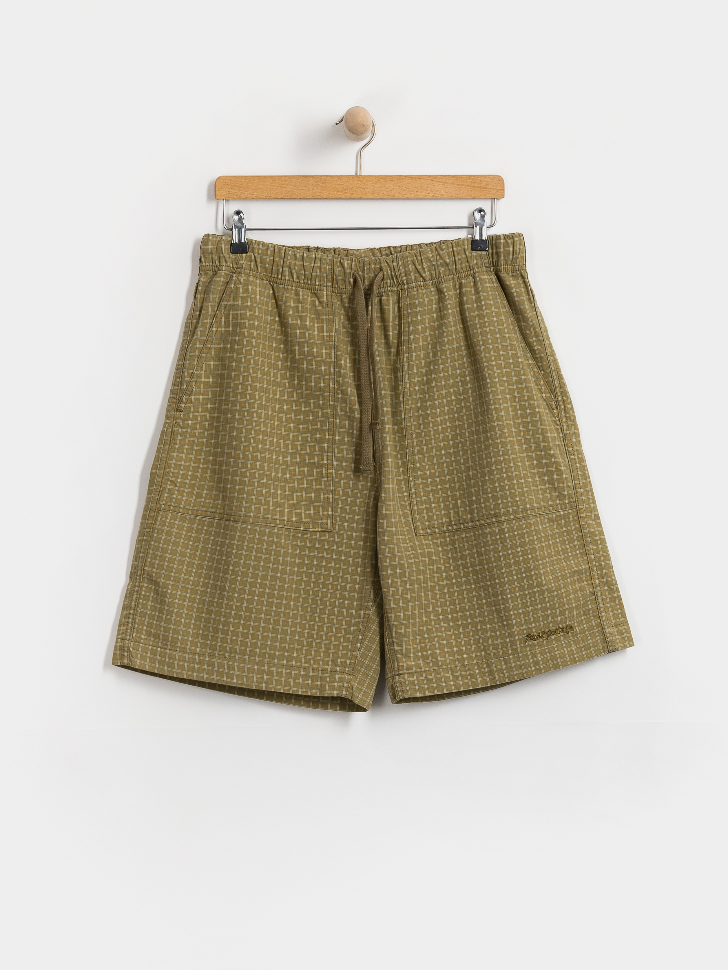 Szorty Polar Skate Hike Cotton (olive check)