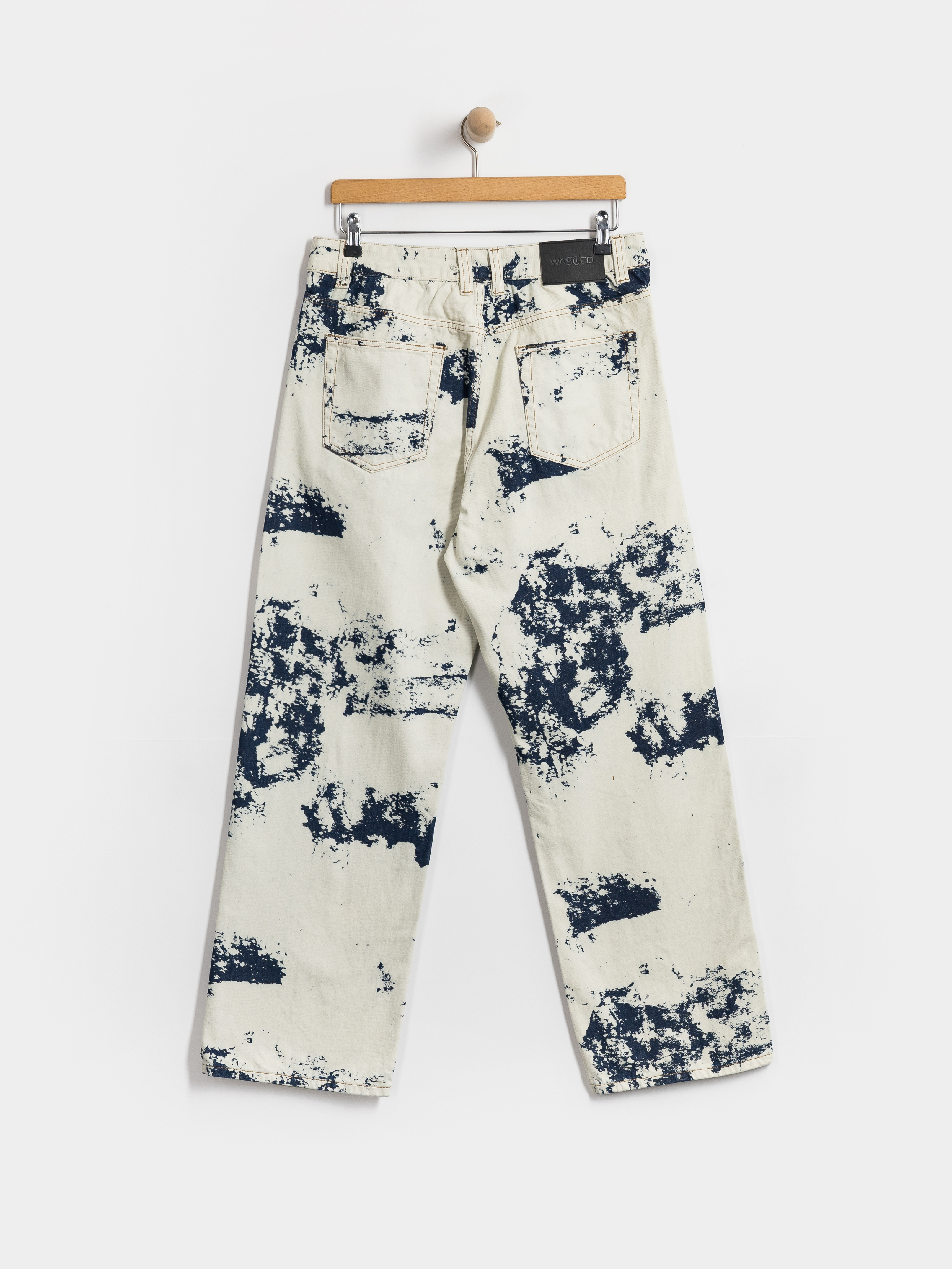Spodnie Wasted Paris Bleached Manc (acid washed blue)
