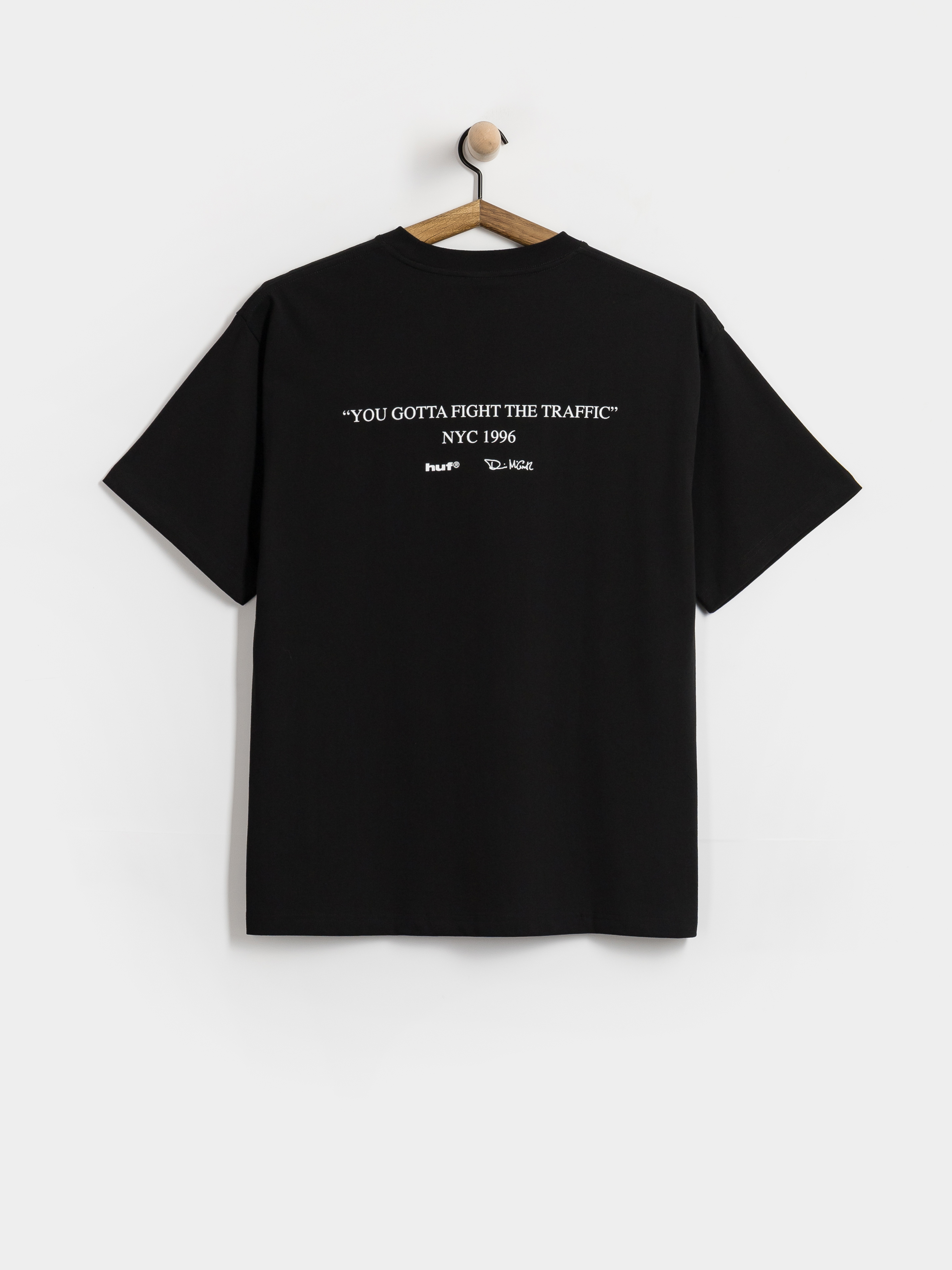 T-shirt HUF Fight The Traffic (black)