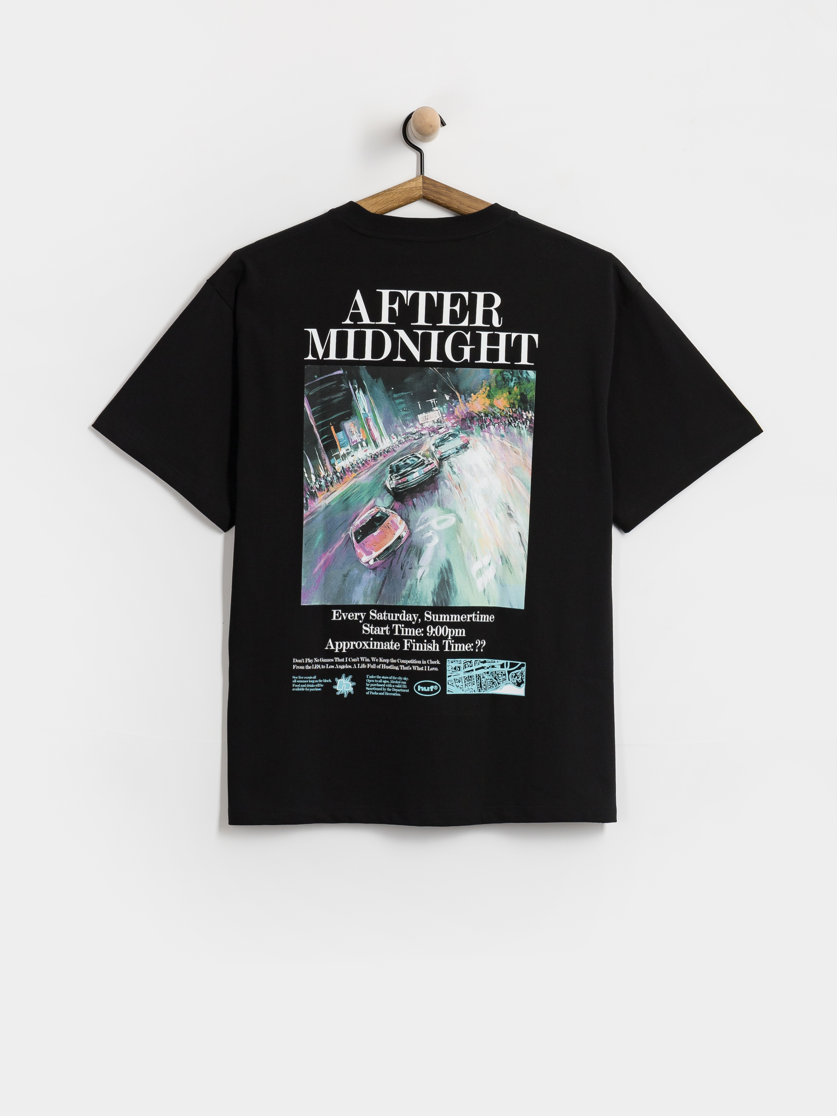 T-shirt HUF After Midnight (black)